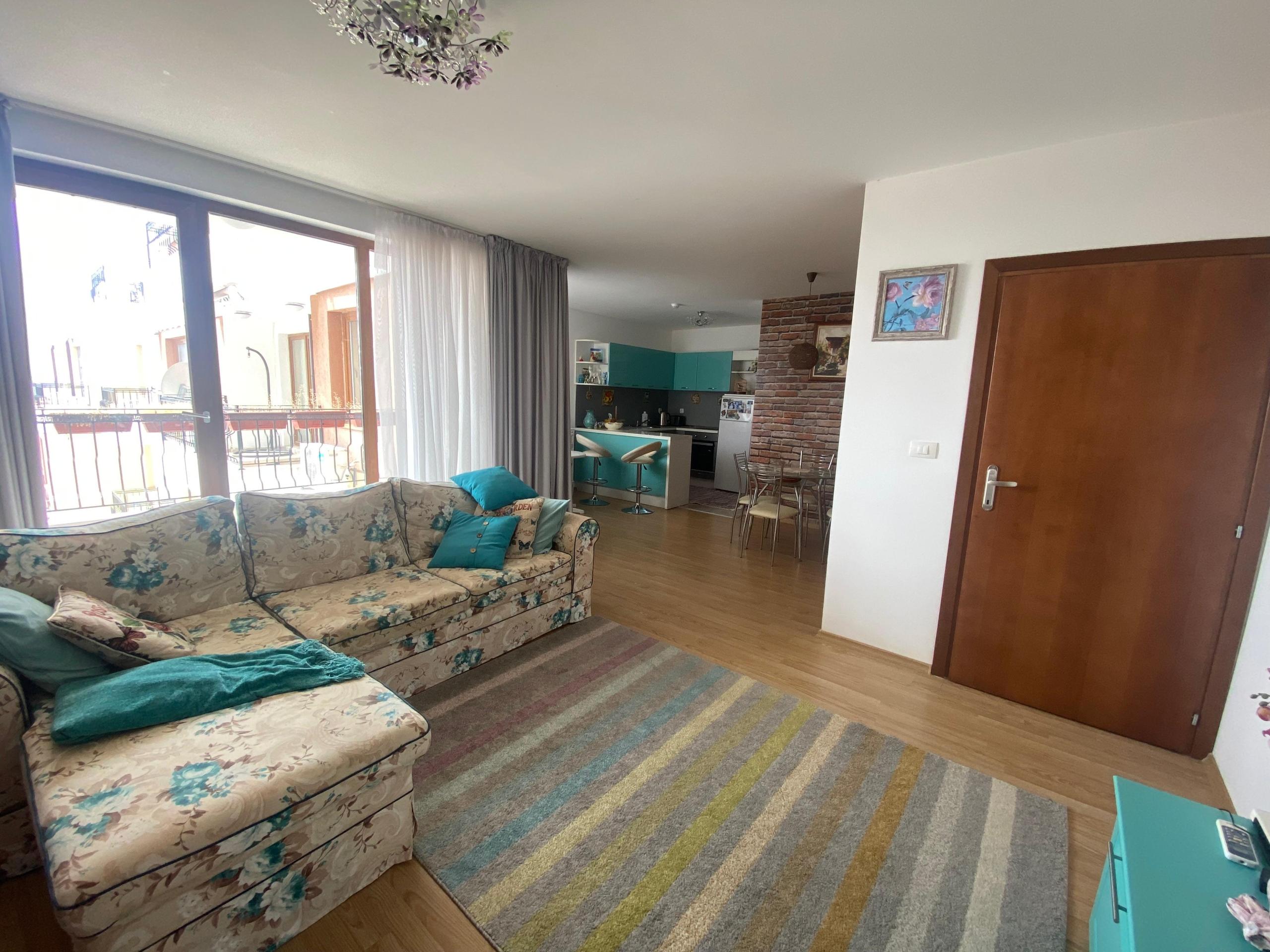 For sale: A furnished two-bedroom apartment with a sea view in the Garden of Eden complex, Sveti Vlas. — photo 4 of 25