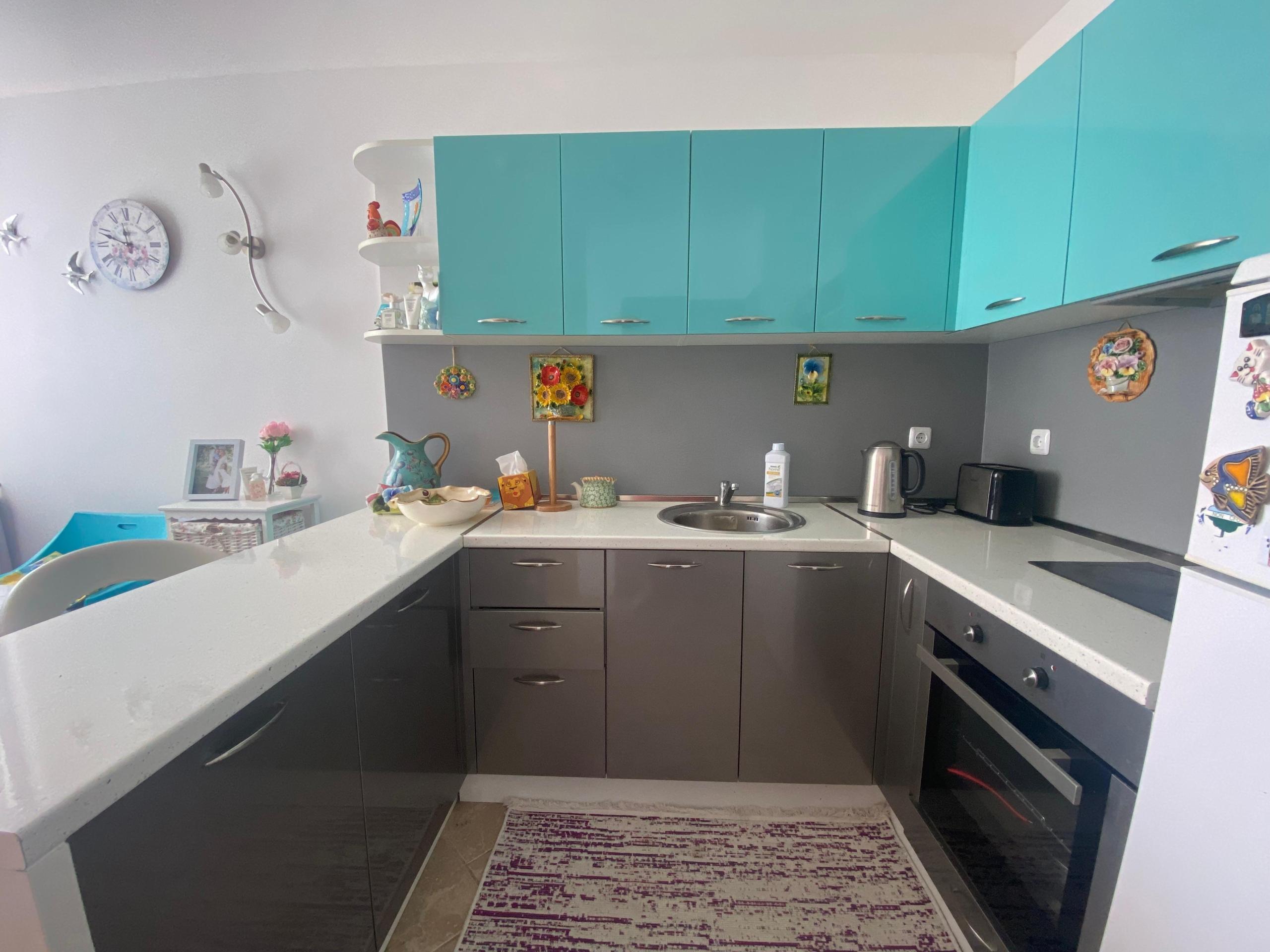 For sale: A furnished two-bedroom apartment with a sea view in the Garden of Eden complex, Sveti Vlas. — photo 6 of 25