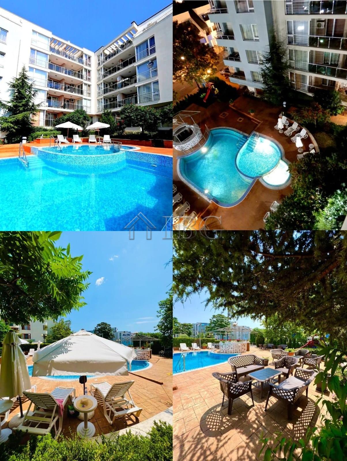 Furnished One-bedroom apartment in Sineva Del Sol, 50 m. to the beach in Sveti Vlas — main photo