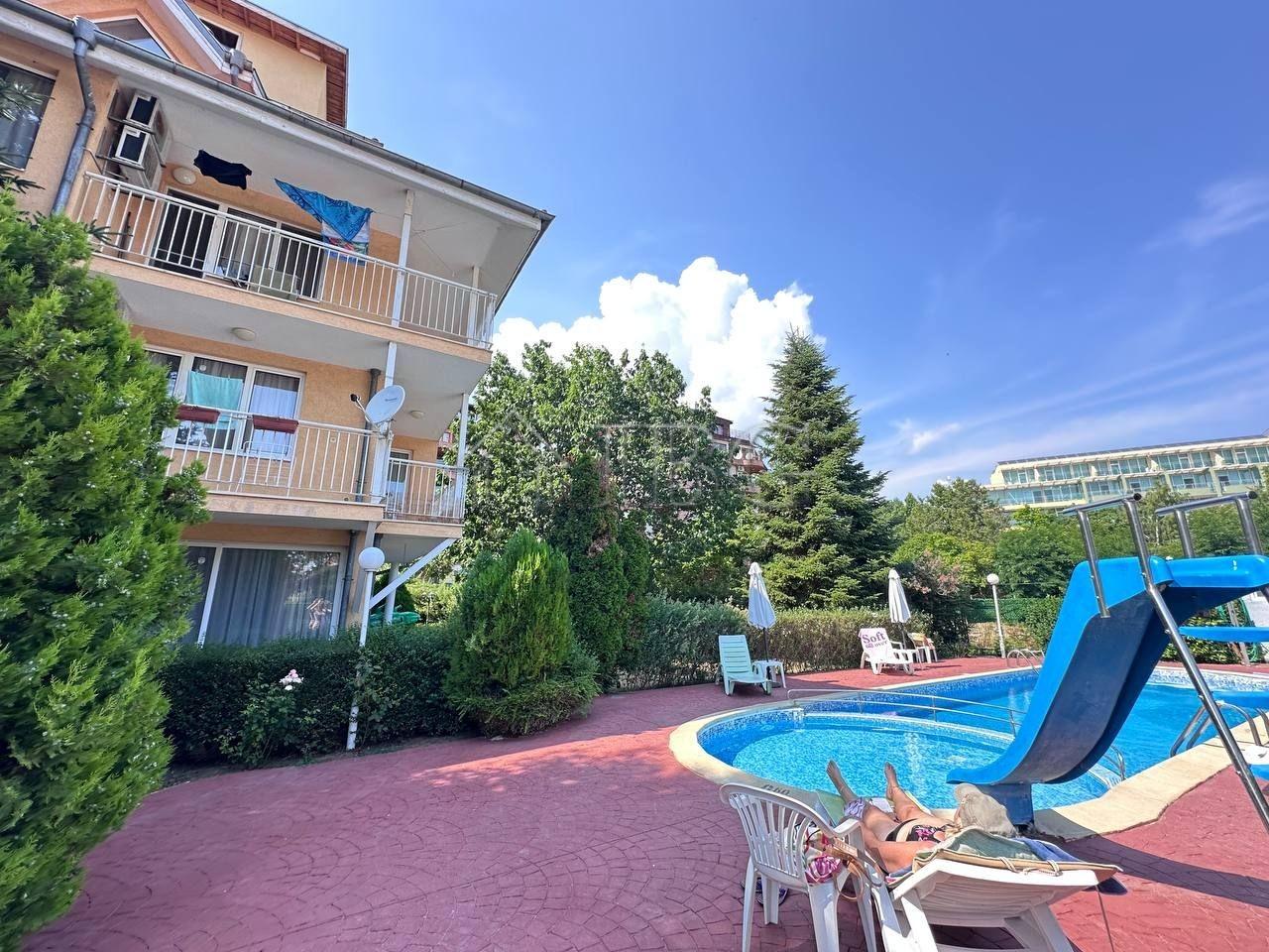 2-Level Apartment with 2 Bedrooms and 2 balconies in complex Robinson, Sunny Beach, 400 m to the Beach — main photo