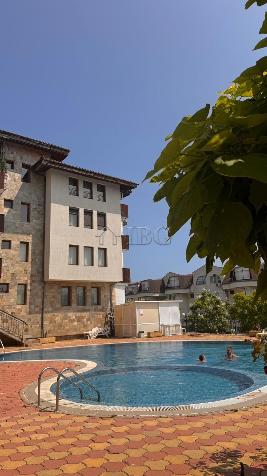 2-Bedroom, 2-bathroom apartment with sea and pool views in Chateau Nessebar, Sveti Vlas, 50 m to the beach — photo 19 of 20