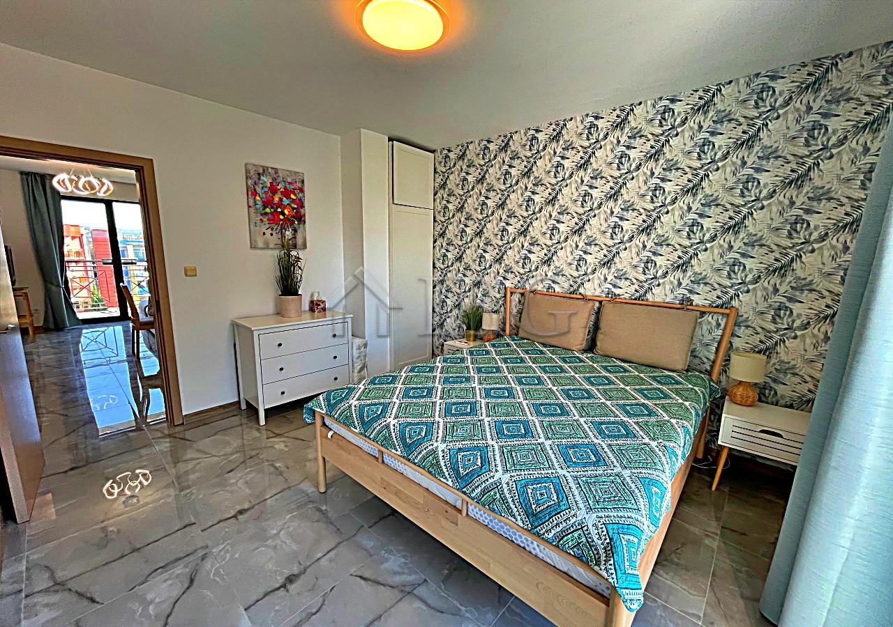 Excellent 2-bedroom, 2-bathroom apartment with pool view Rainbow 3, Sunny Beach — photo 16 of 25