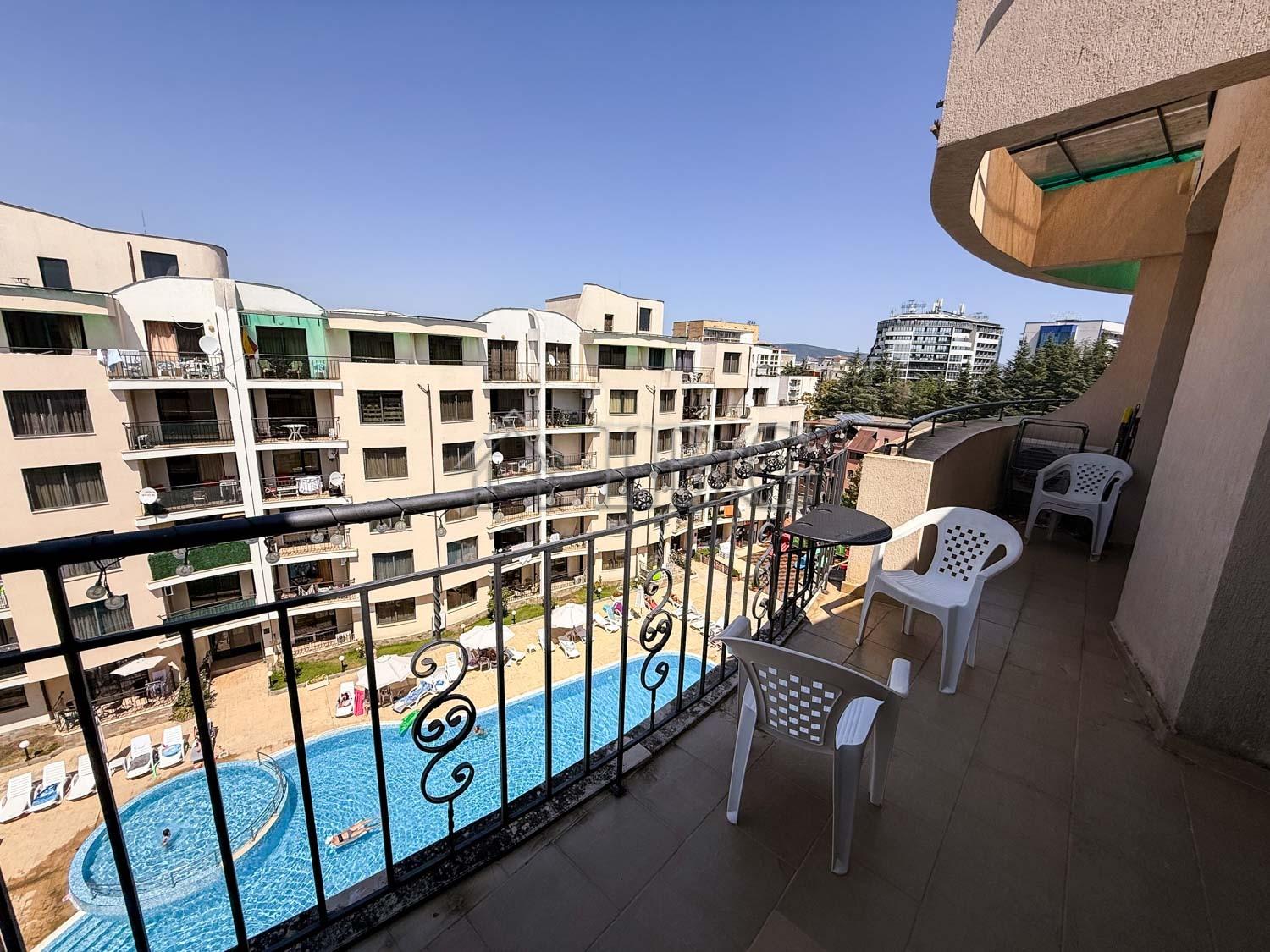 Long-Term Rental 1-Bedroom Apartment with Pool View Avalon, Sunny Beach — photo 7 of 25
