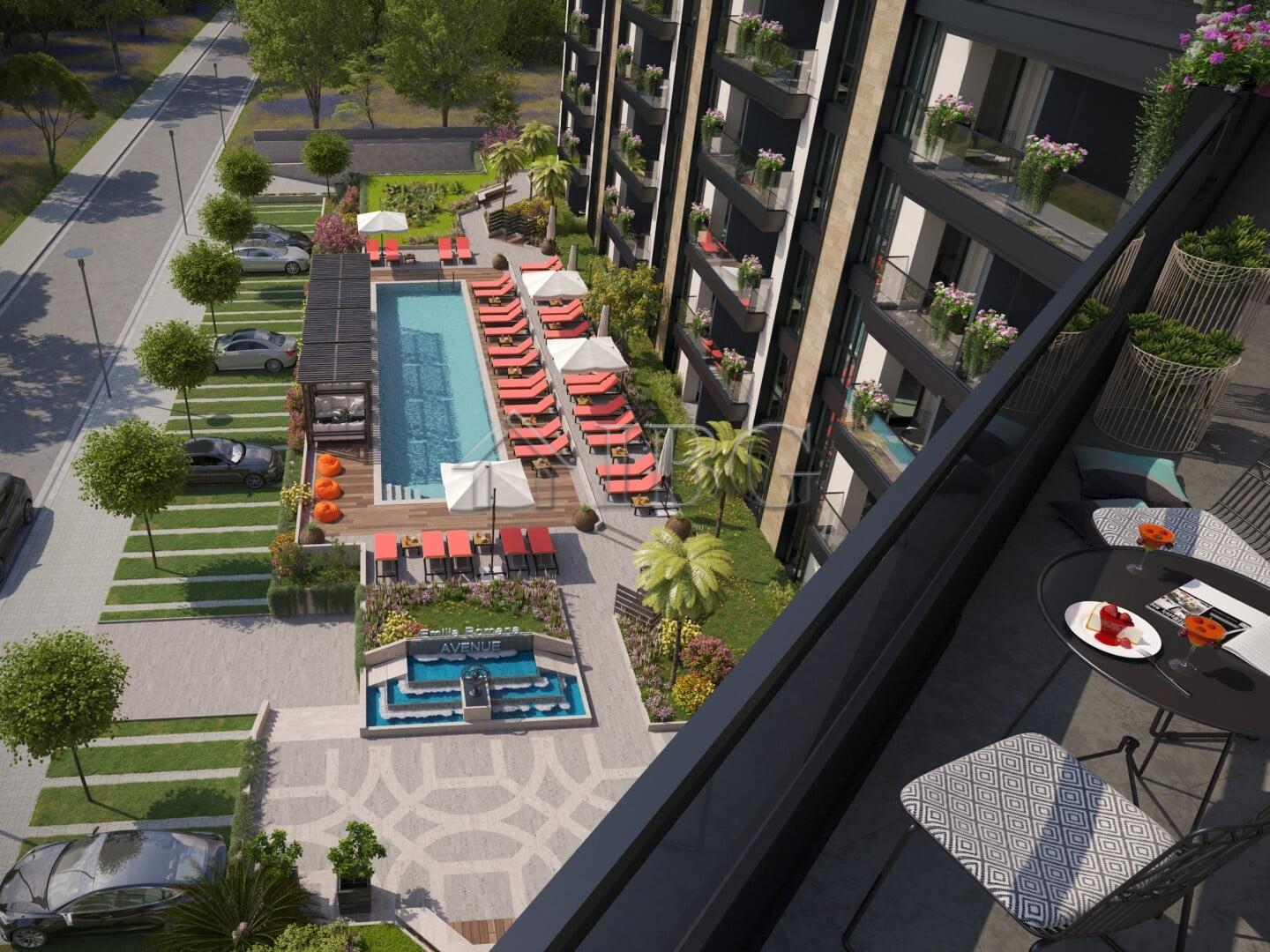 New Residential Complex under Construction Emilia Romana Avenue, Sunny Beach — Sunny Beach