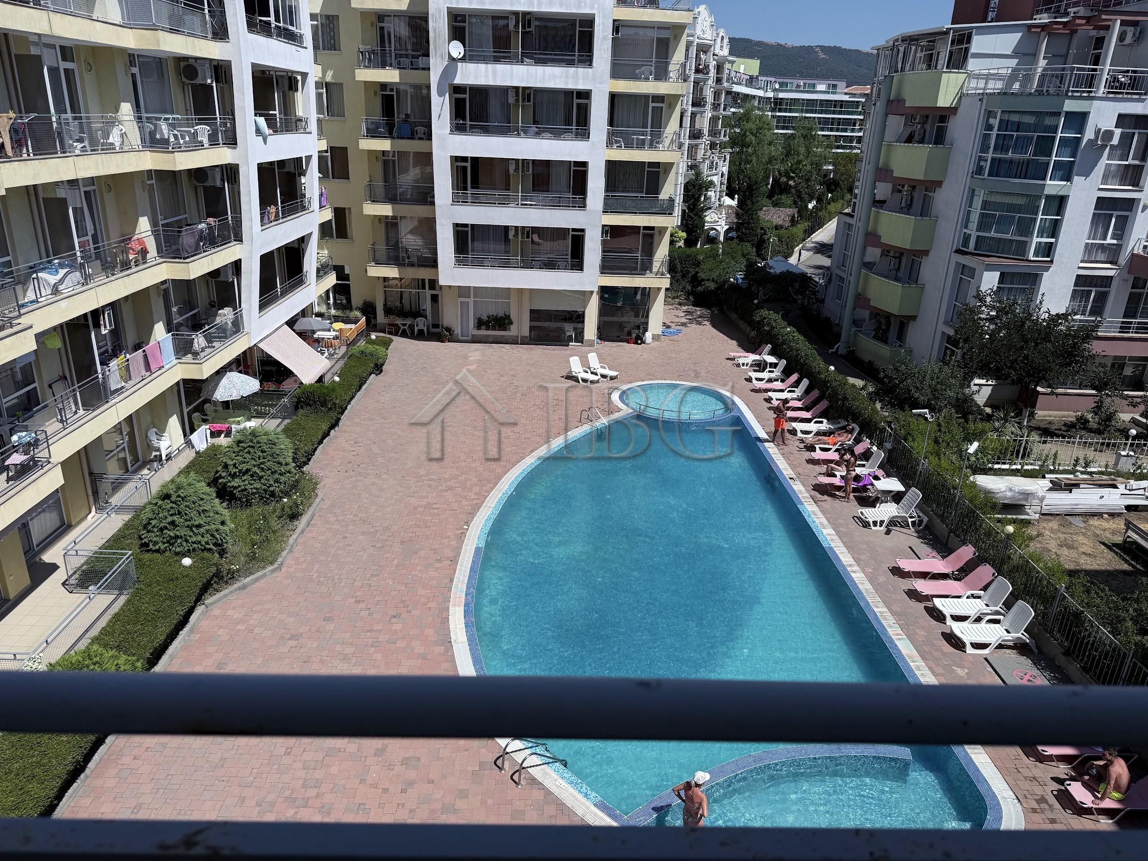 Studio with Pool View for Sale Sunset Beach 2, Sunny Beach — main photo