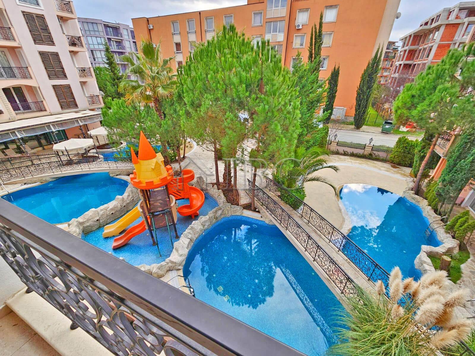 Stylish 2-Bedroom Apartment with Pool View Romance Marine, Sunny Beach — main photo