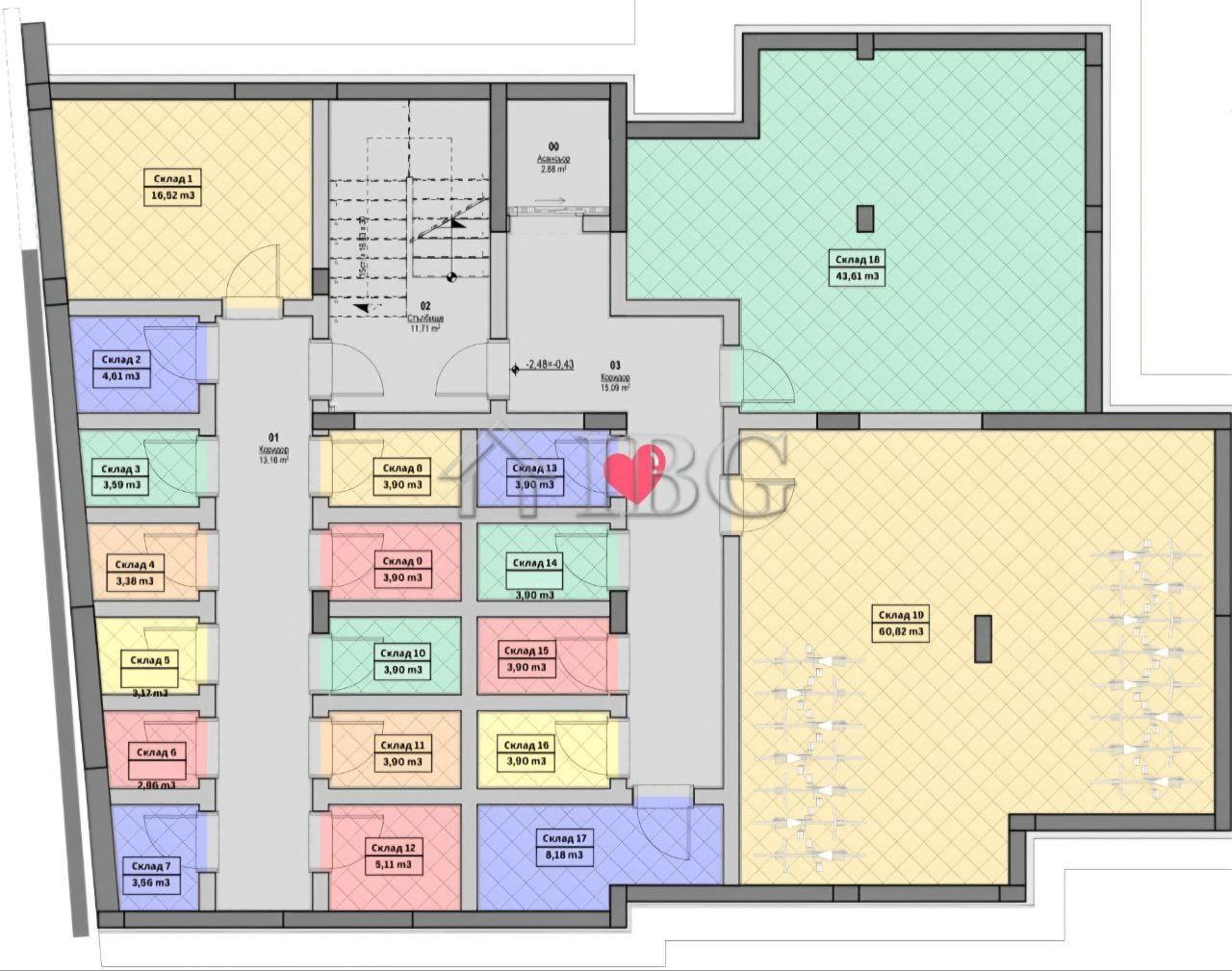 2-Bedroom Apartment with Parking & Storage City-2 by Emilia Romana — photo 7 of 10