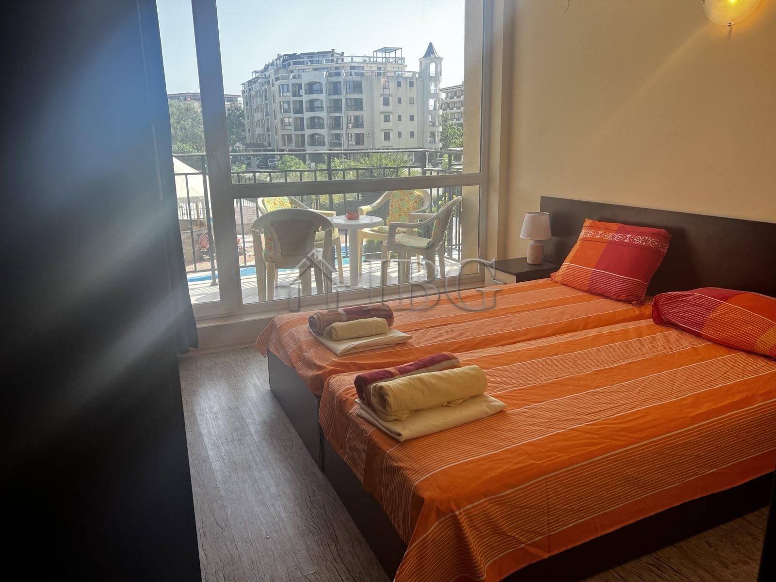 2-Bedroom Apartment with Pool View in Sunset Beach 3, Sunny Beach — photo 22 of 25