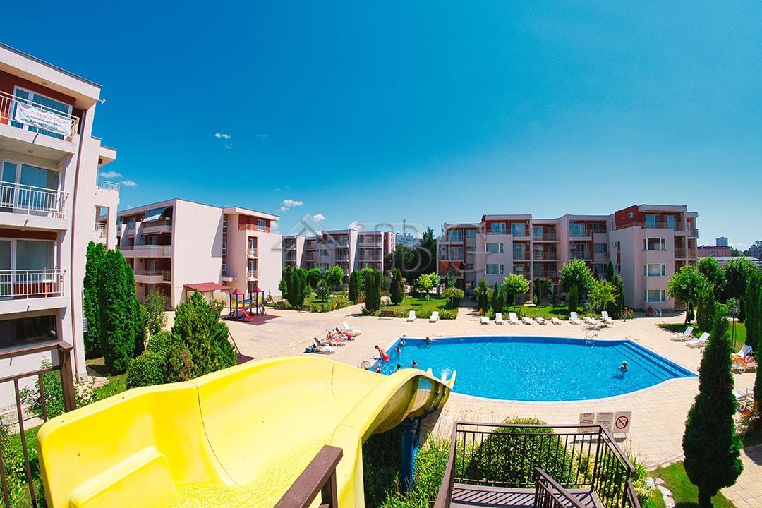 Large Studio with Two Balconies in Nessebar Fort Club, Sunny Beach — photo 6