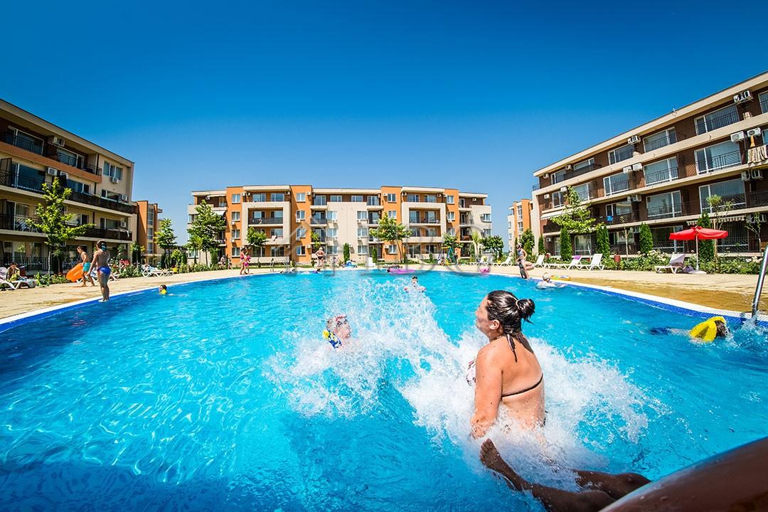 Large Studio with Two Balconies in Nessebar Fort Club, Sunny Beach — photo 7 of 23