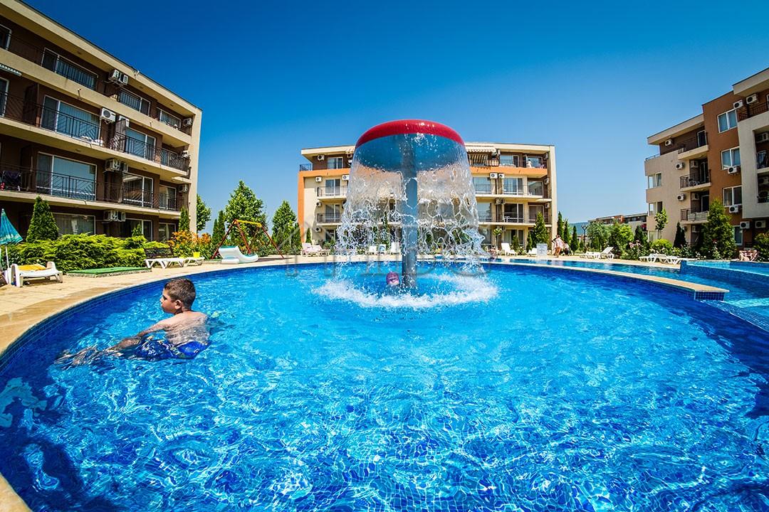 Large Studio with Two Balconies in Nessebar Fort Club, Sunny Beach — photo 9 of 23