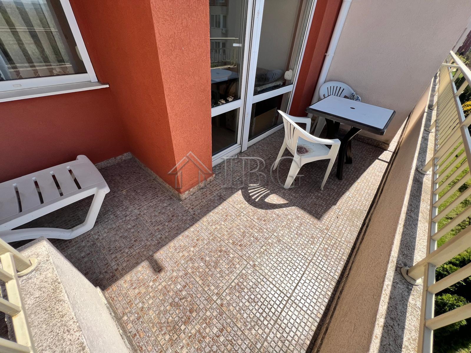 Large Studio with Two Balconies in Nessebar Fort Club, Sunny Beach — photo 12 of 23