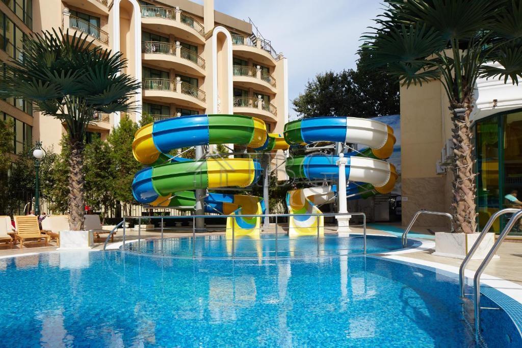 Big Studio with Balcony in Planet Hotel Residential Complex - 2nd line to the Sea, Sunny Beach — photo 19 of 21