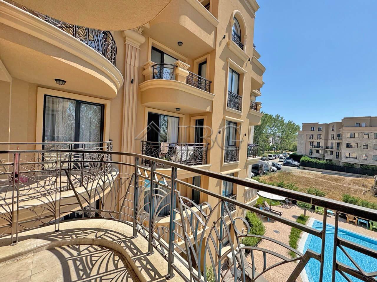 Bright & Spacious 1-Bedroom Apartment with Pool View - Aphrodite Green, Sunny Beach — photo 6