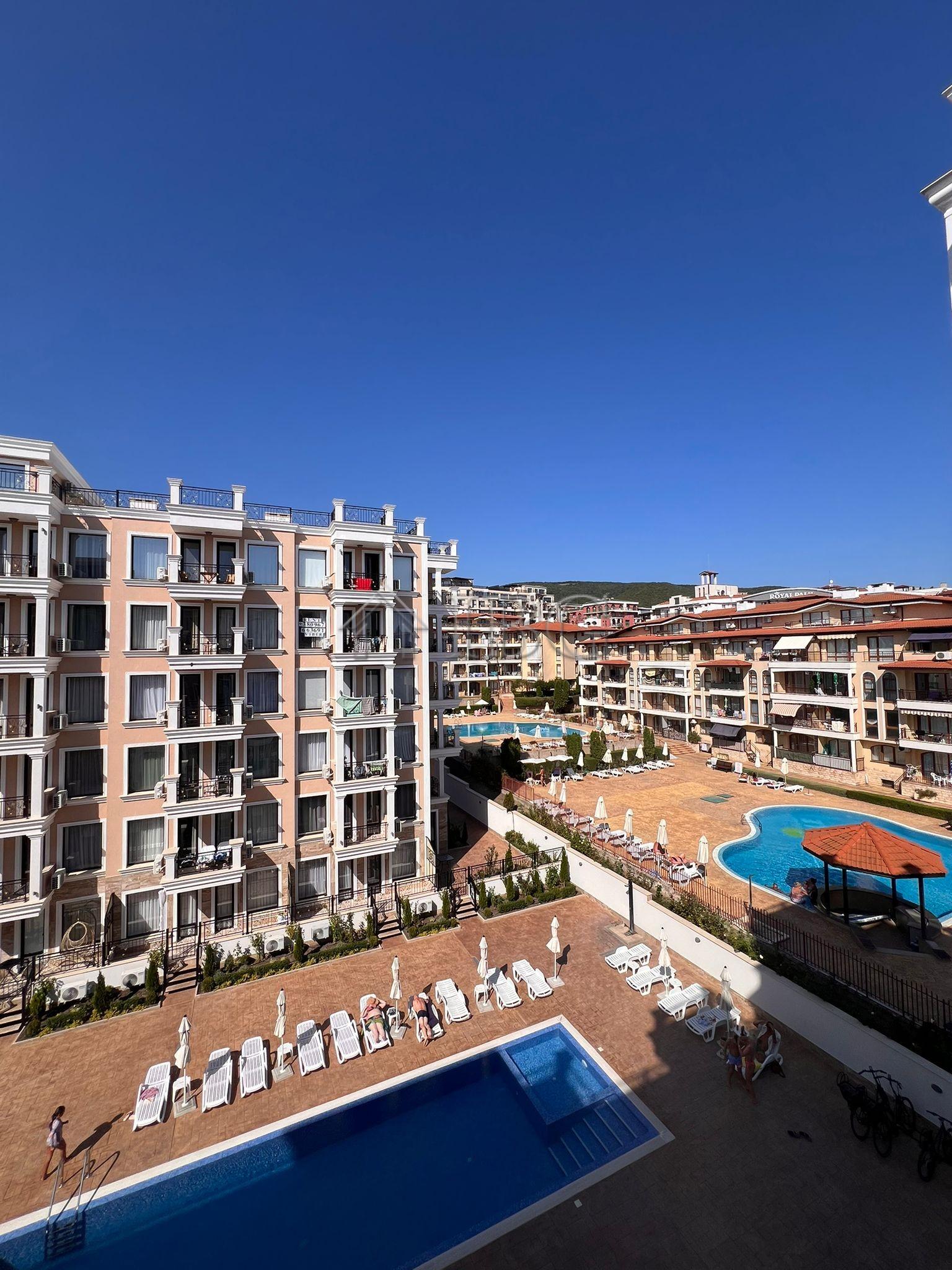 Modern One-Bedroom Apartment with Pool View in Polar Star, Sveti Vlas — main photo