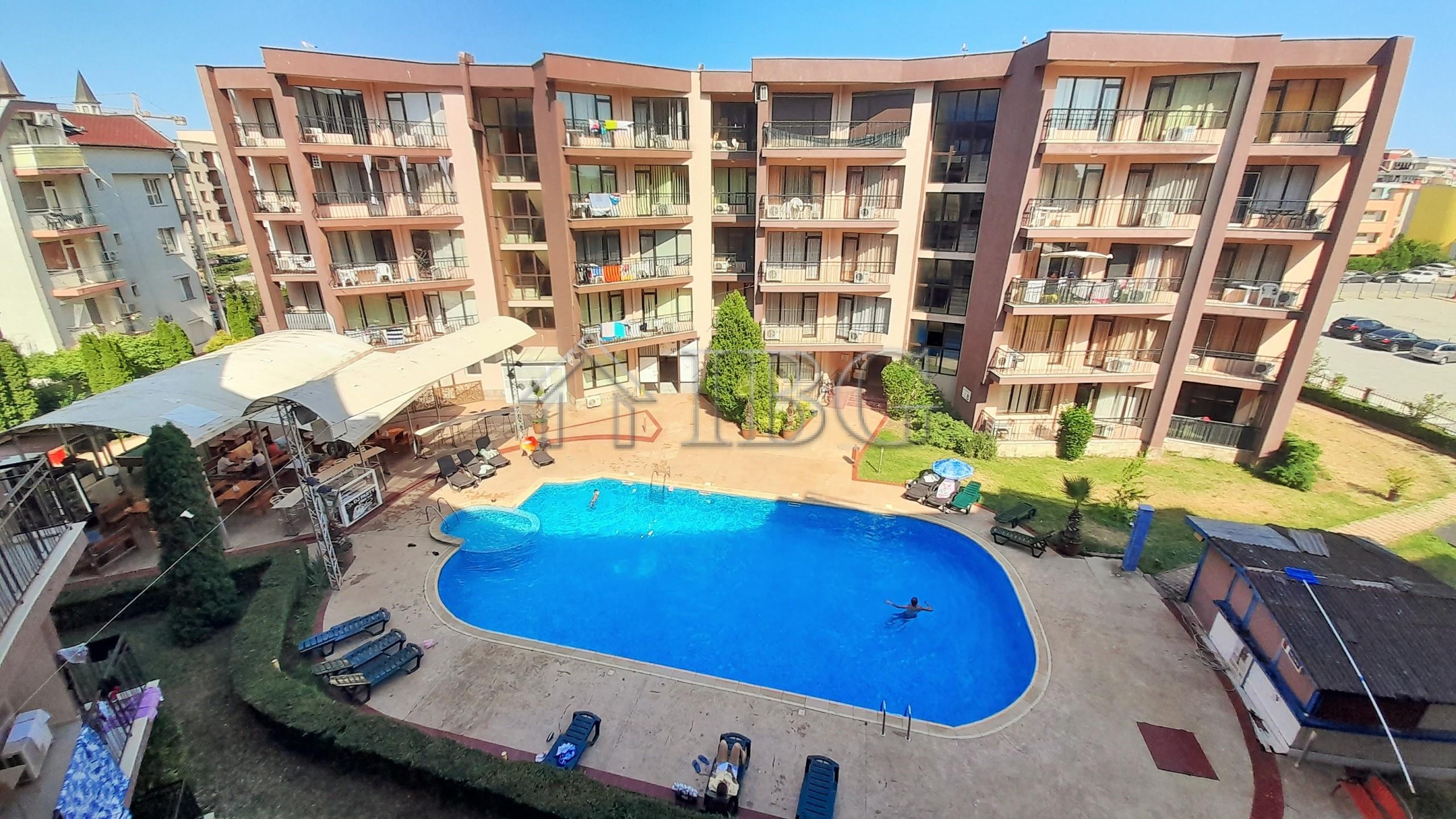Renovated One-Bedroom Apartment with Pool View in Sea Grace Complex, Sunny Beach — main photo
