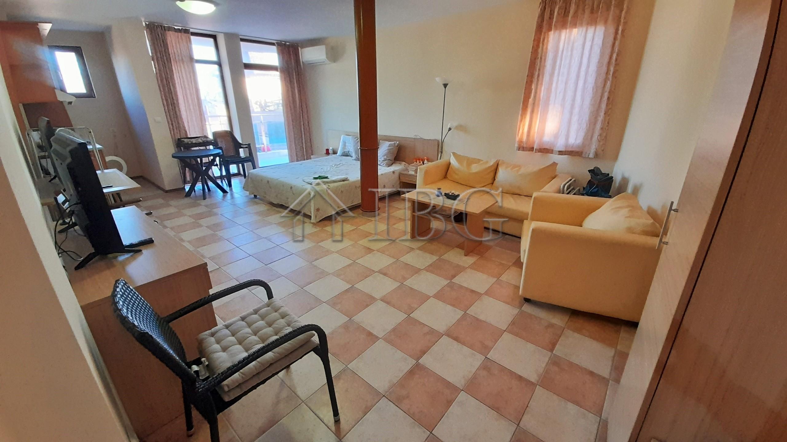 Big 60 sq. m. Studio with Balcony in Kaya, Sunny Beach — photo 3
