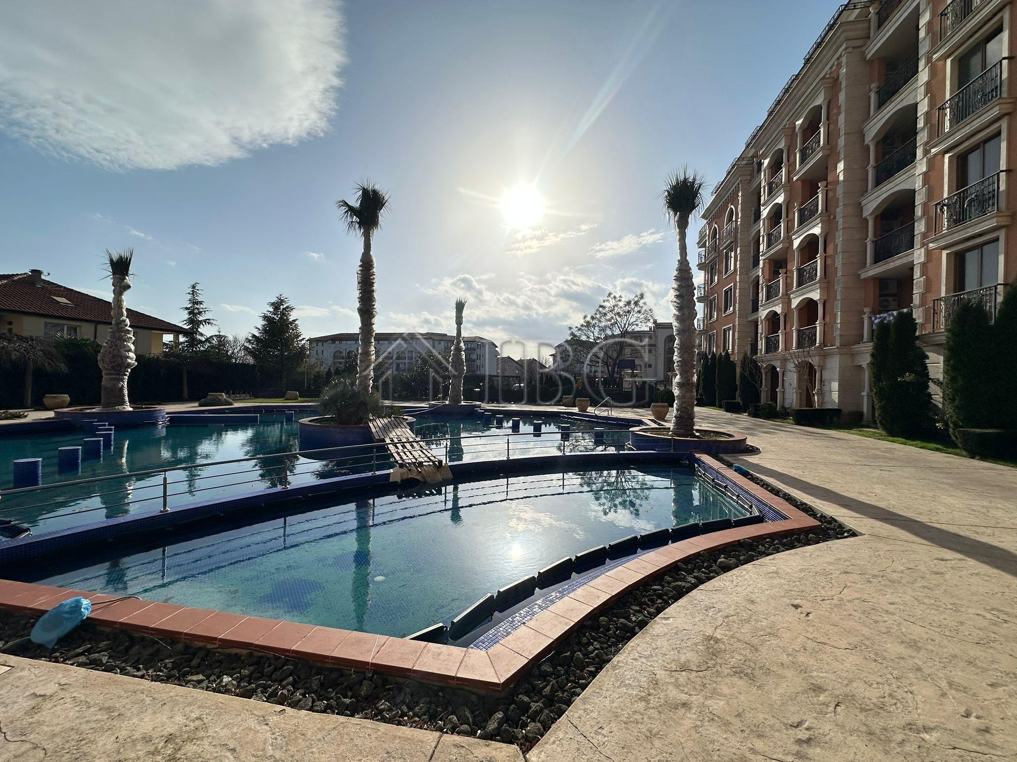 Studio with Direct Pool Access in Cascadas Ravda 350 m from the Sea — Ravda