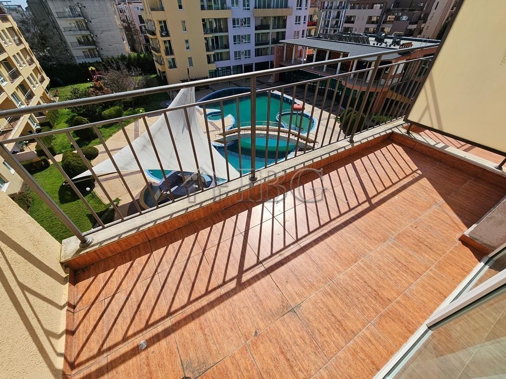 Big 42 sq. m. Studio with balcony and Pool View Pollo Resort, Sunny Beach — photo 6