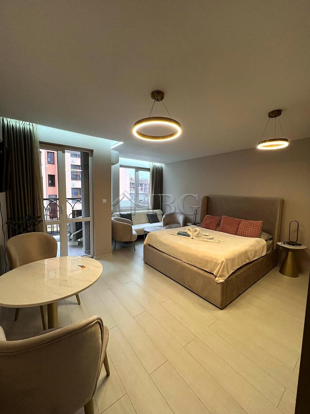 Spacious modern furnished studio with balcony in a New Complex J'adore Secret Garden, Sunny Beach — photo 2
