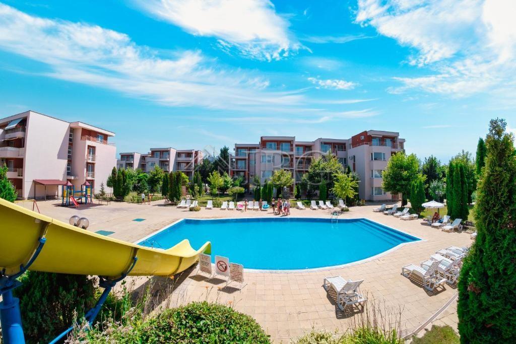 Furnished 2-room Apartment Pool View Nessebar Fort Club, Sunny Beach — photo 15 of 19