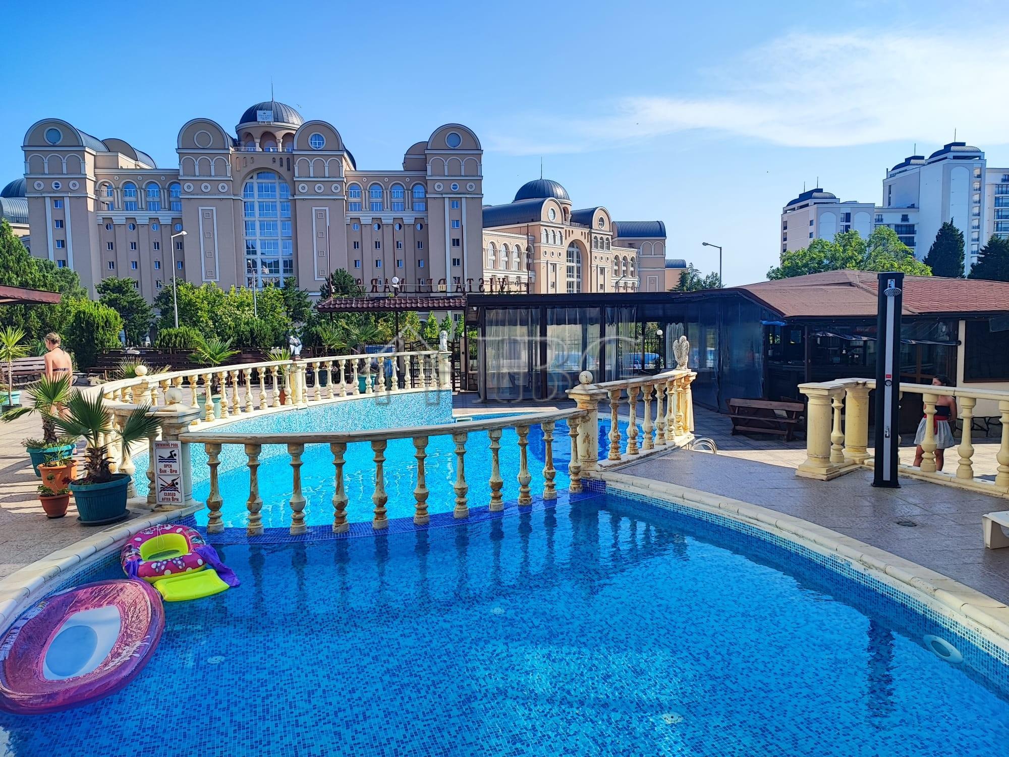 Modern new furnished studio with balcony and Sea View Vista Del Mar 2, Sveti Vlas — photo 19 of 20