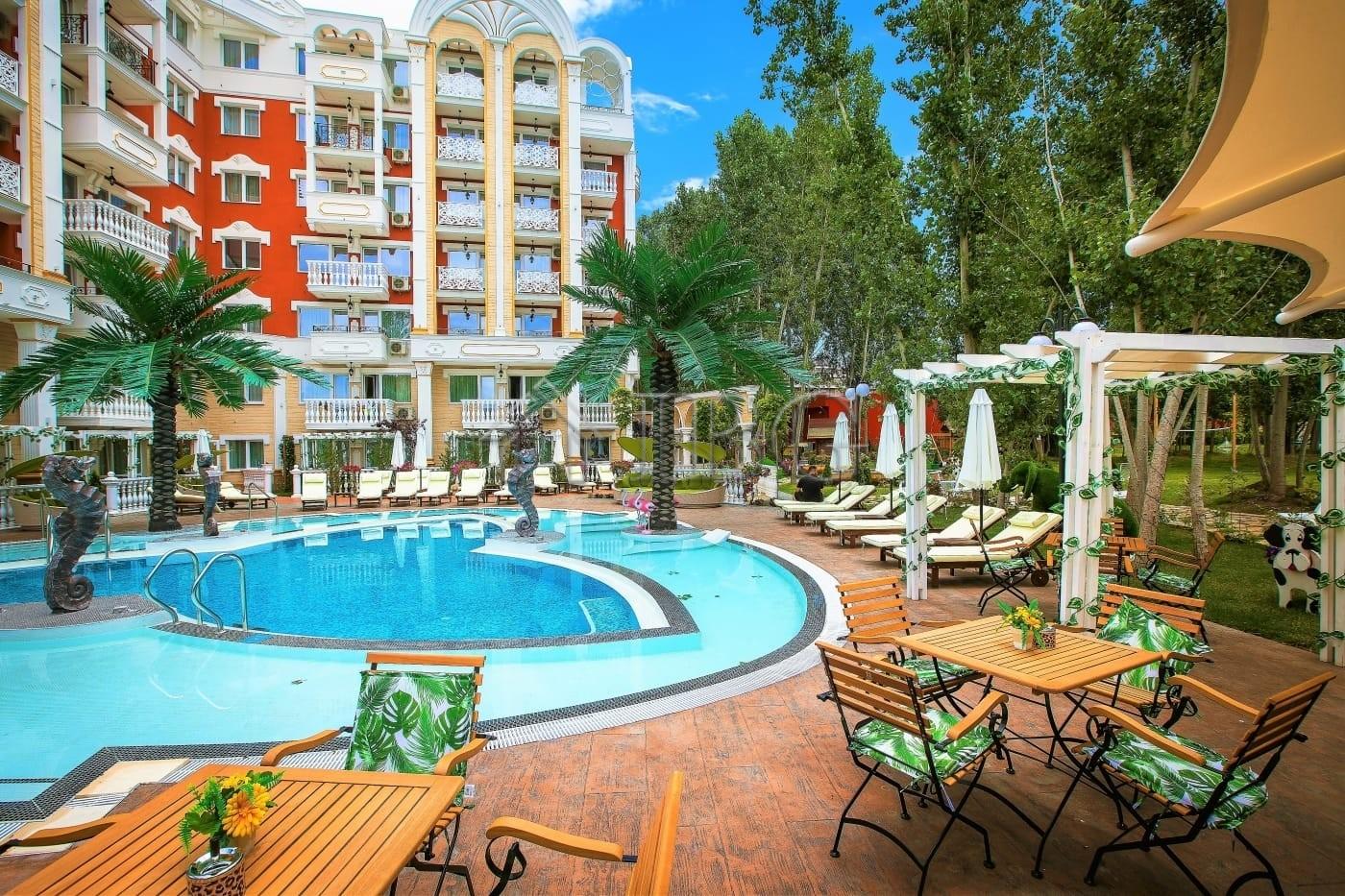 1+1 Apartment with own veranda and Pool view in the Luxury Sweet Homes 6 Complex, Sunny Beach ✨ — Sunny Beach