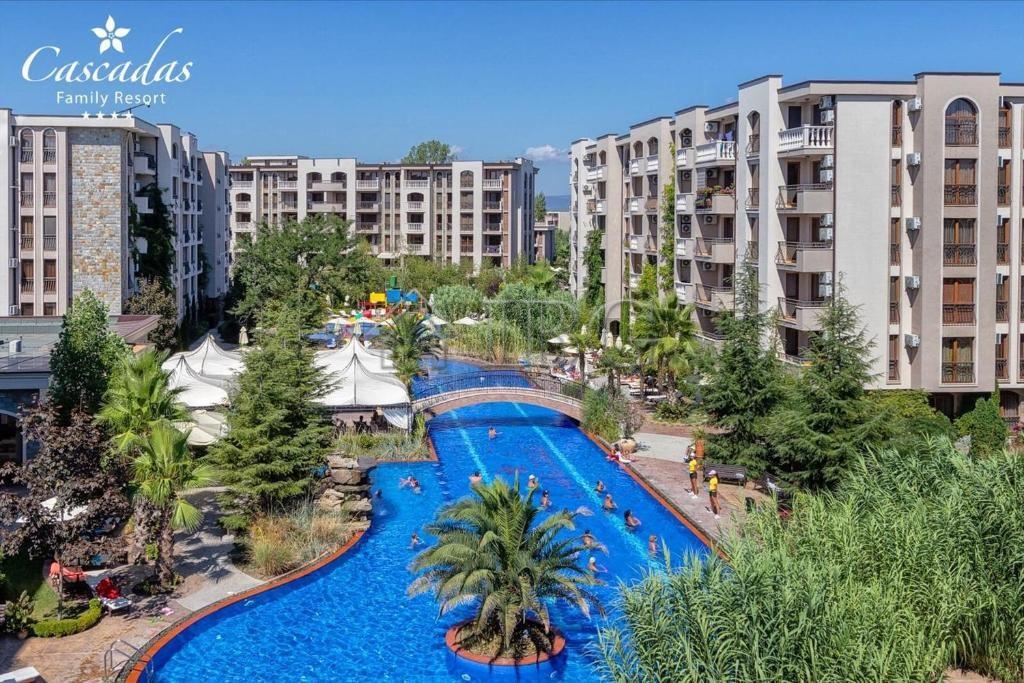 Studio with Pool View Cascadas Family Resort, Sunny Beach — photo 11 of 17