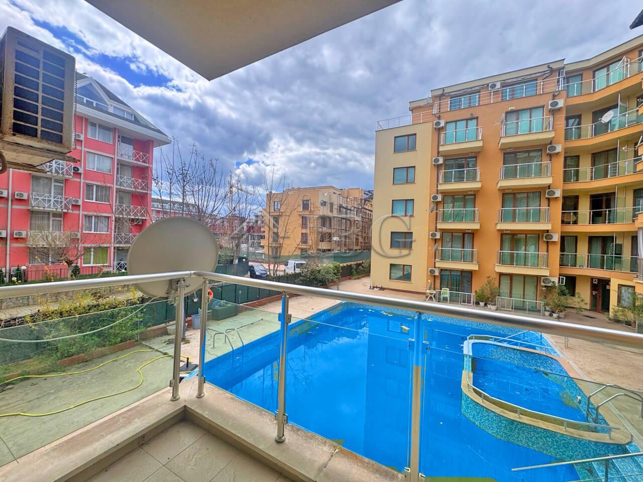 Studio with Balcony and pool view for Sale in Amadeus 11 Sunny Beach, Bulgaria — photo 2