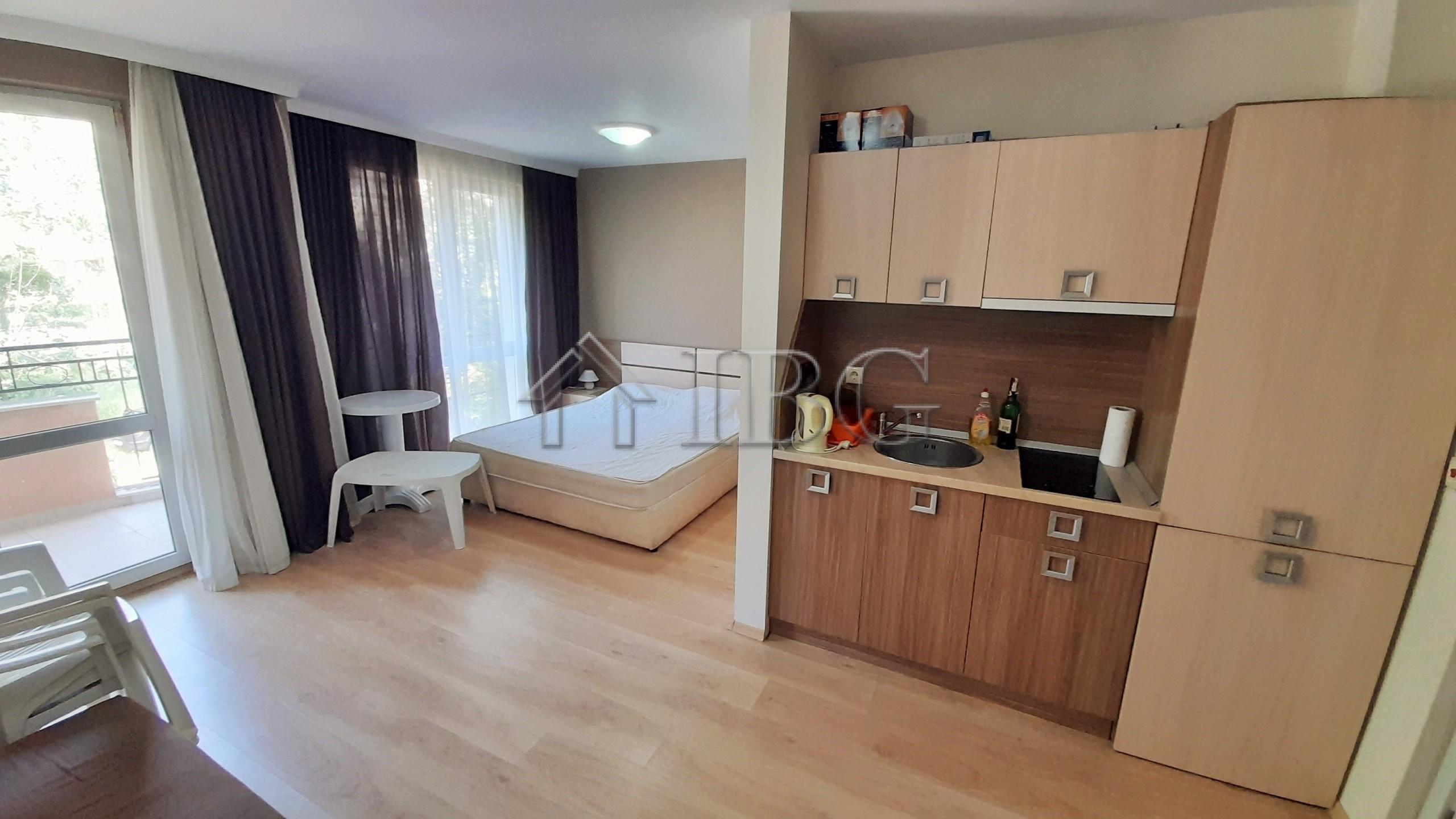 Bargain! 41 sq. m. Studio with Balcony for sale in Aphrodite Palace, Sunny Beach — main photo