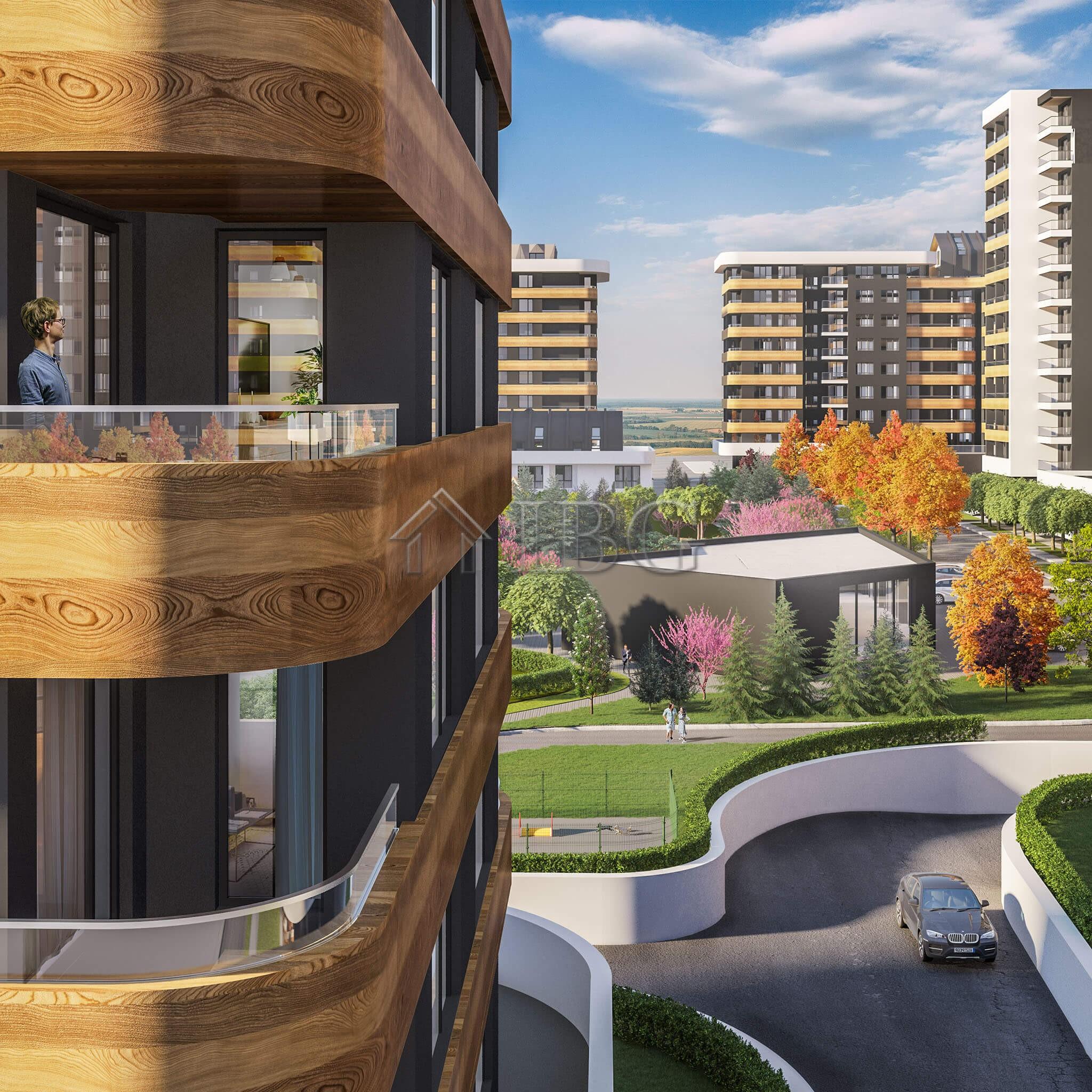 New 1-Bedroom Apartment Overlooking the Courtyard Atlas 1 Azimuth, Burgas — photo 6