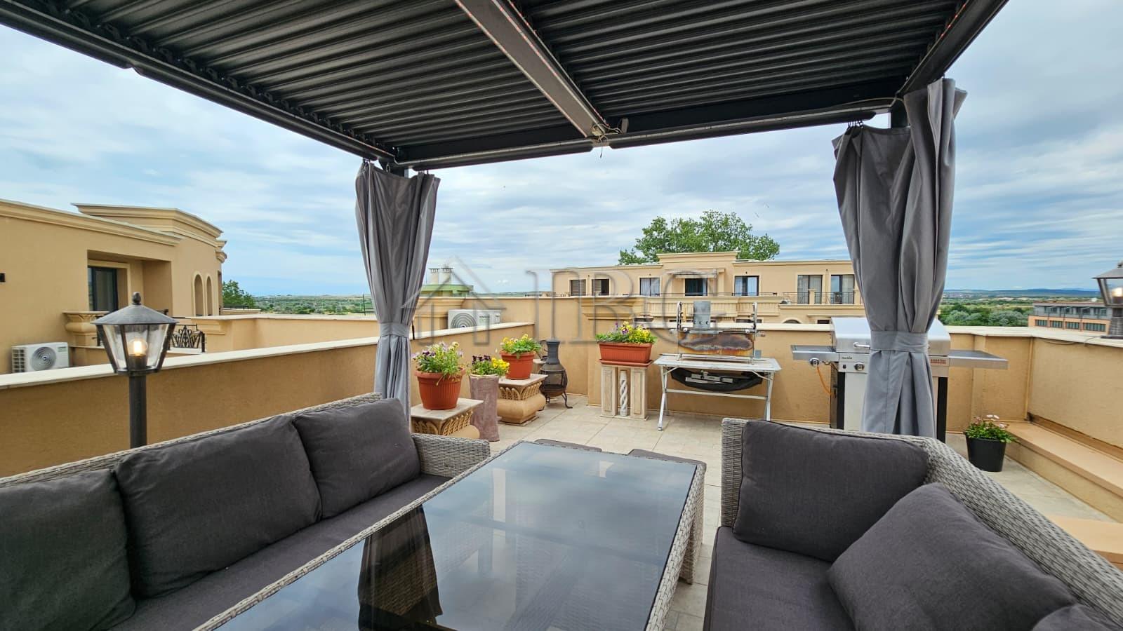 Luxury Penthouse with Huge Private Terrace & Sauna Aphrodite Park, Sunny Beach — photo 5 of 25