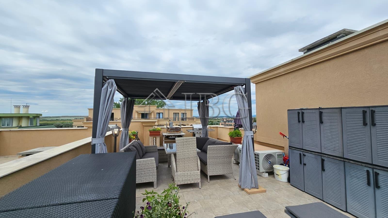 Luxury Penthouse with Huge Private Terrace & Sauna Aphrodite Park, Sunny Beach — photo 6 of 25