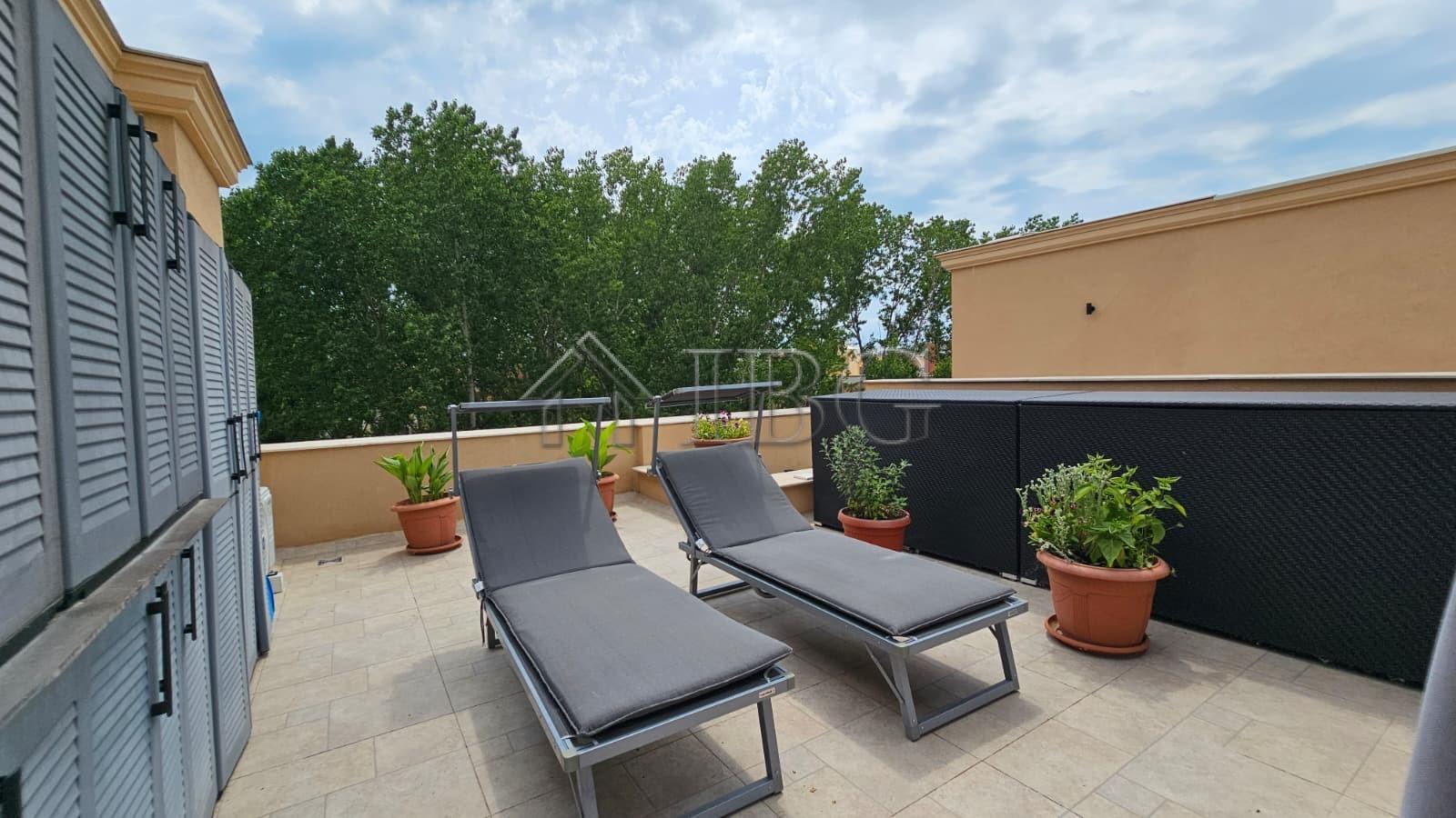 Luxury Penthouse with Huge Private Terrace & Sauna Aphrodite Park, Sunny Beach — photo 7 of 25