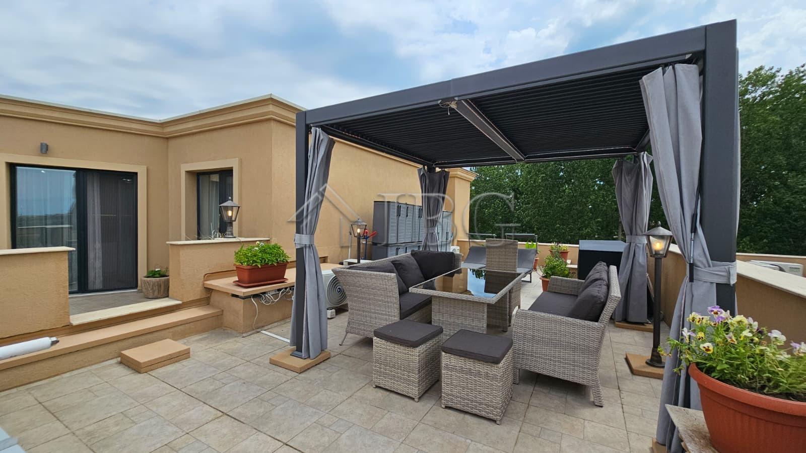 Luxury Penthouse with Huge Private Terrace & Sauna Aphrodite Park, Sunny Beach — photo 9 of 25