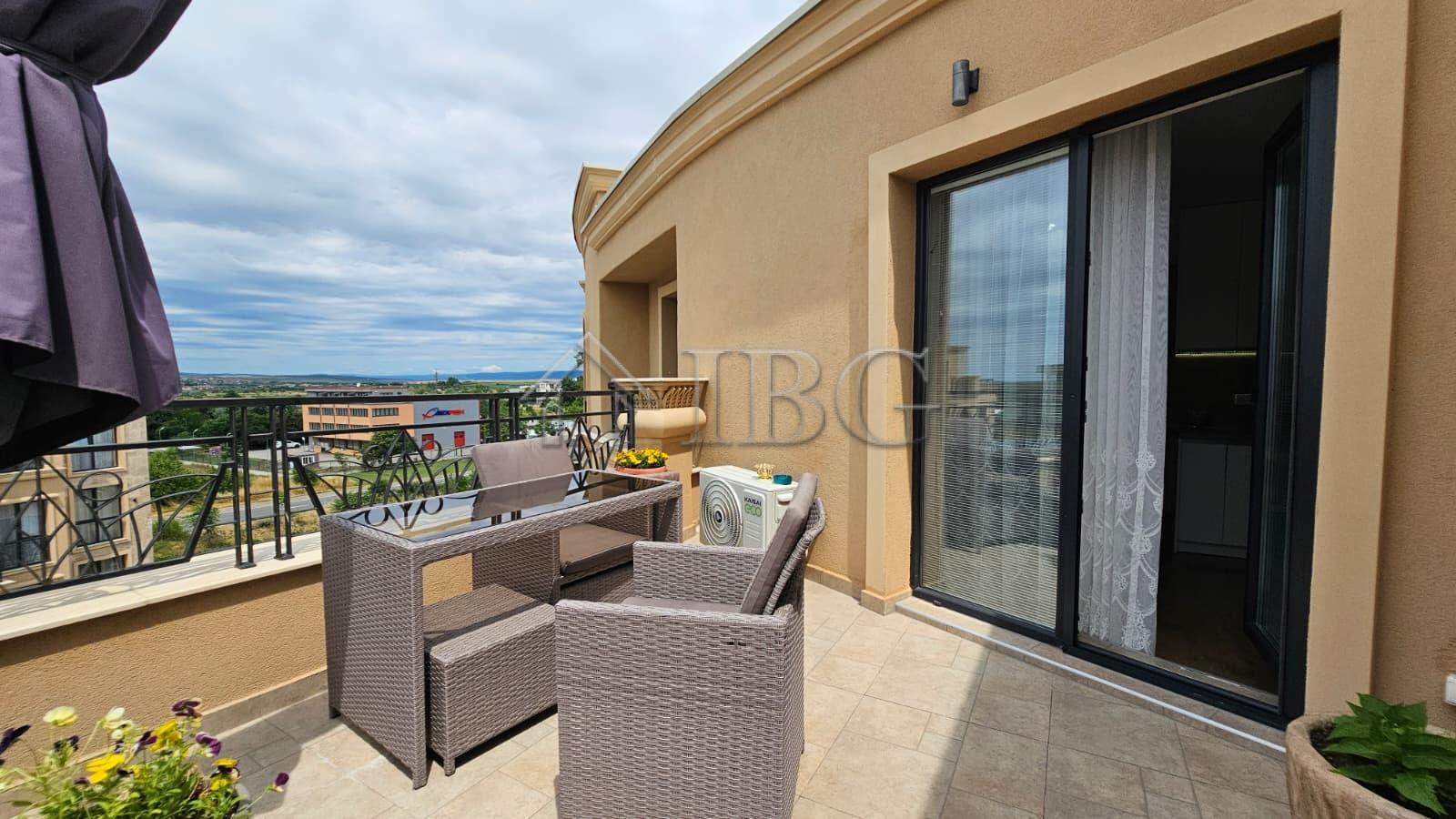 Luxury Penthouse with Huge Private Terrace & Sauna Aphrodite Park, Sunny Beach — photo 11 of 25