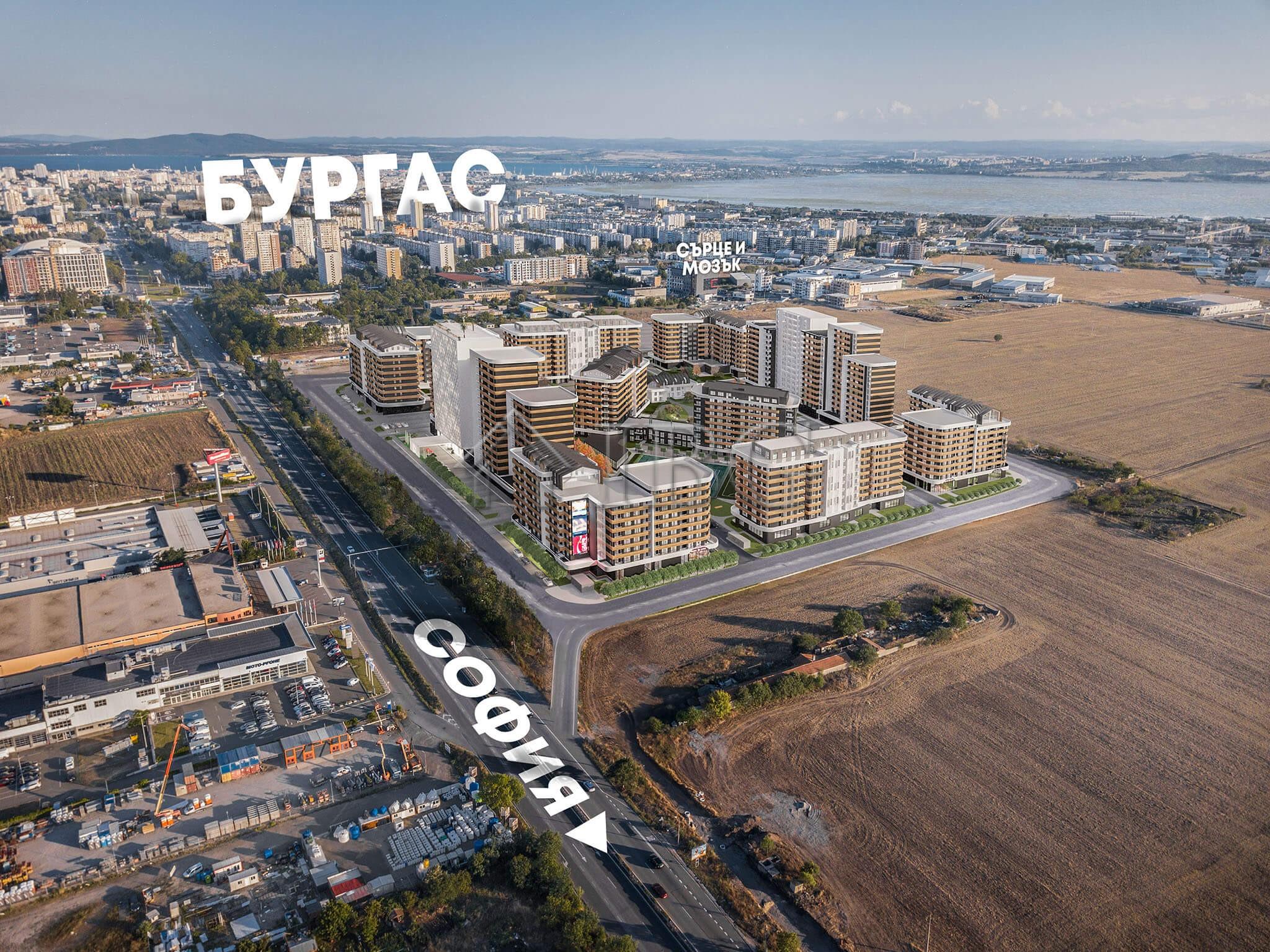 2-Bedroom Apartment with Courtyard View Atlas 2 Azimuth, Burgas — main photo