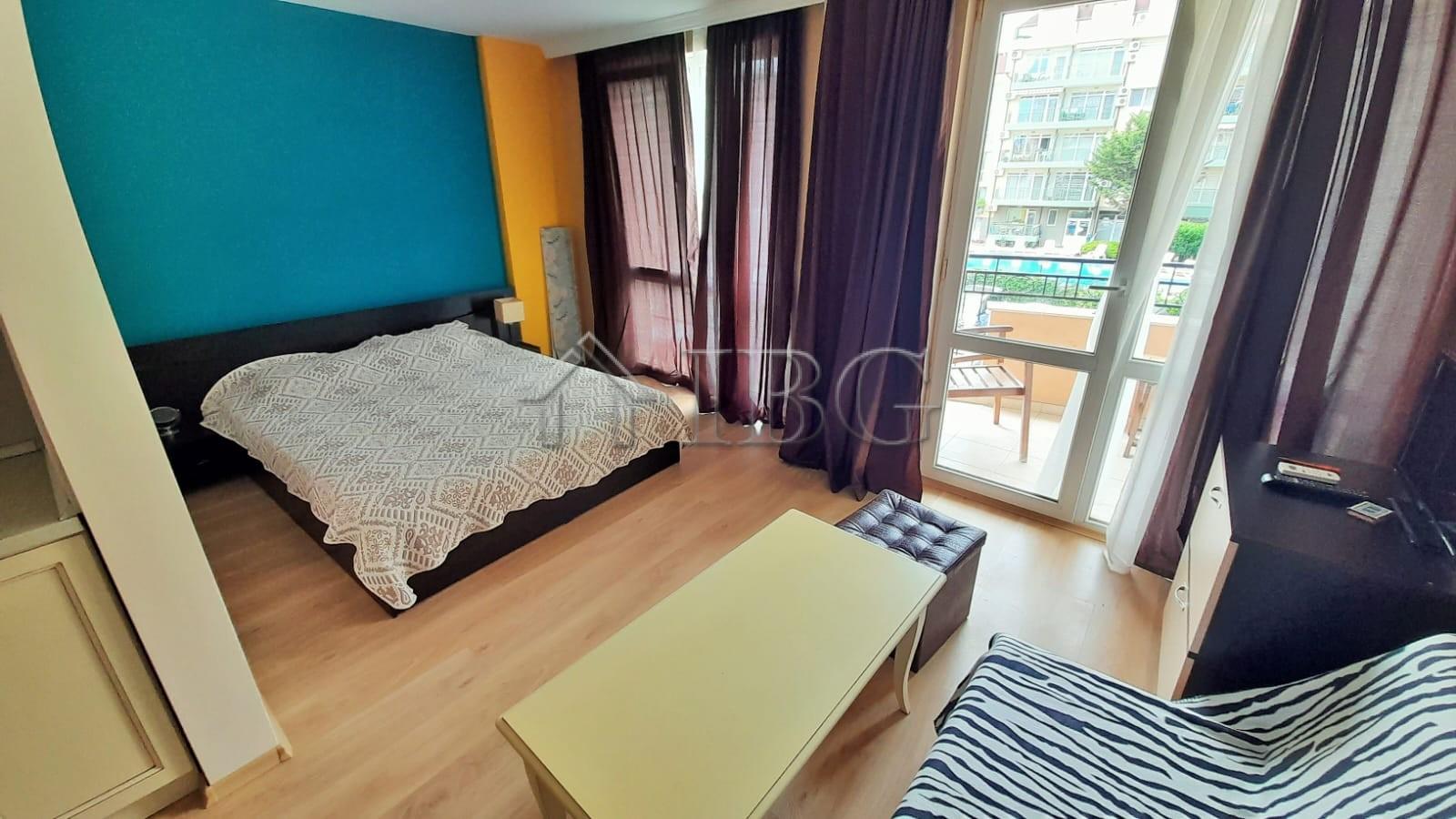 Big Studio with Balcony for sale in Aphrodite Palace, Sunny Beach — main photo