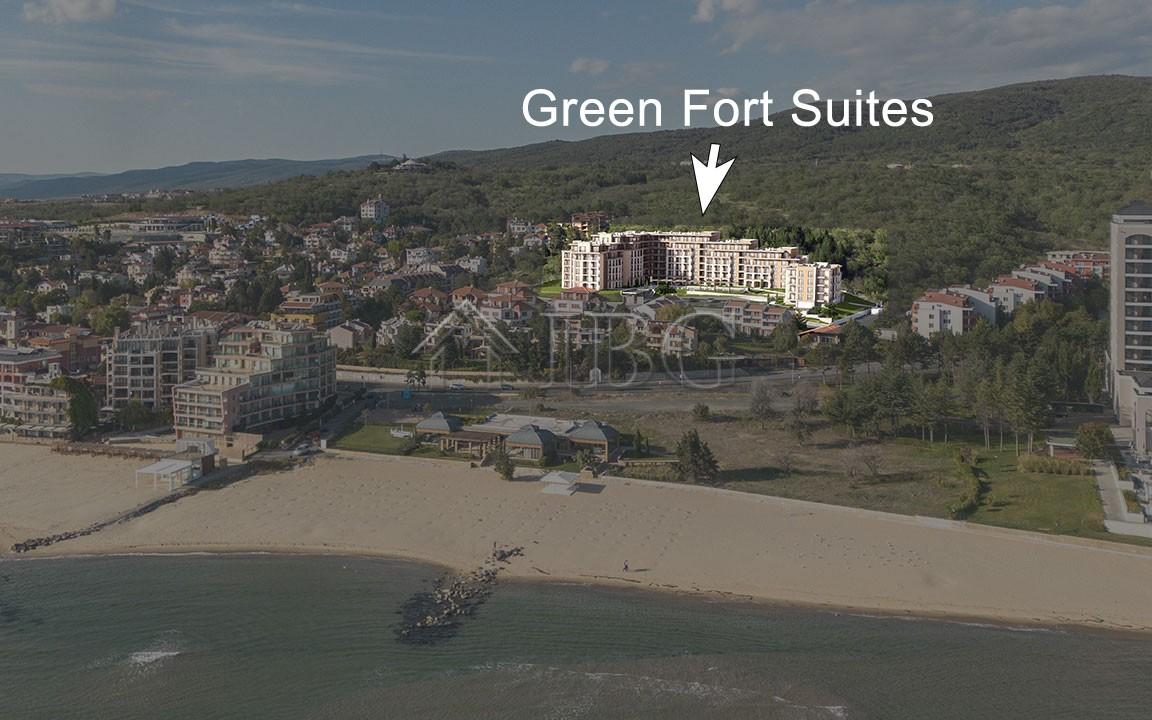 Sea View Studio with Installment Plan Until 2031 Green Fort Suites, Sunny Beach — photo 16 of 16