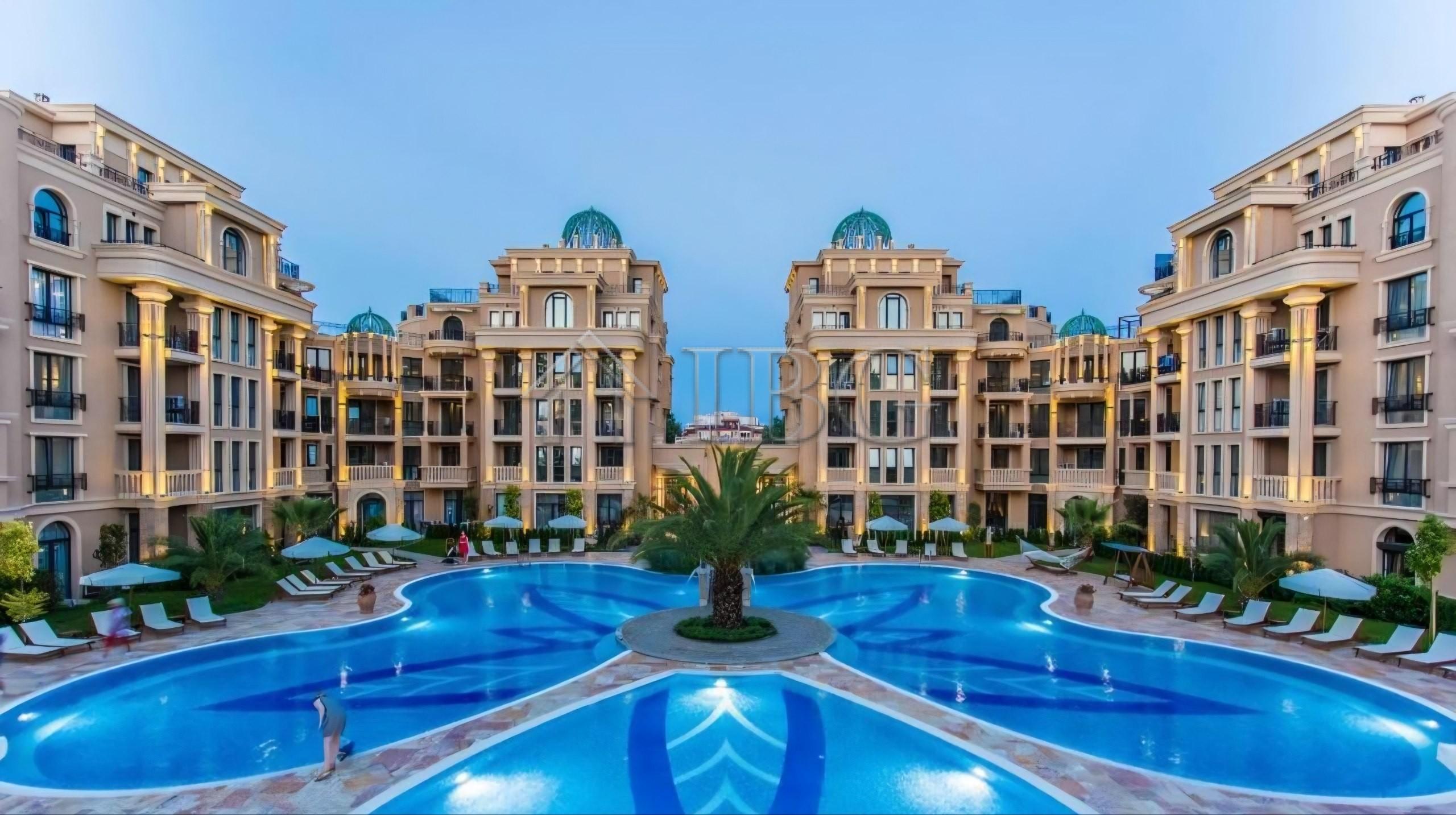 1-Bedroom Apartment with Park View in Aphrodite Gardens, Sunny Beach — Sunny Beach