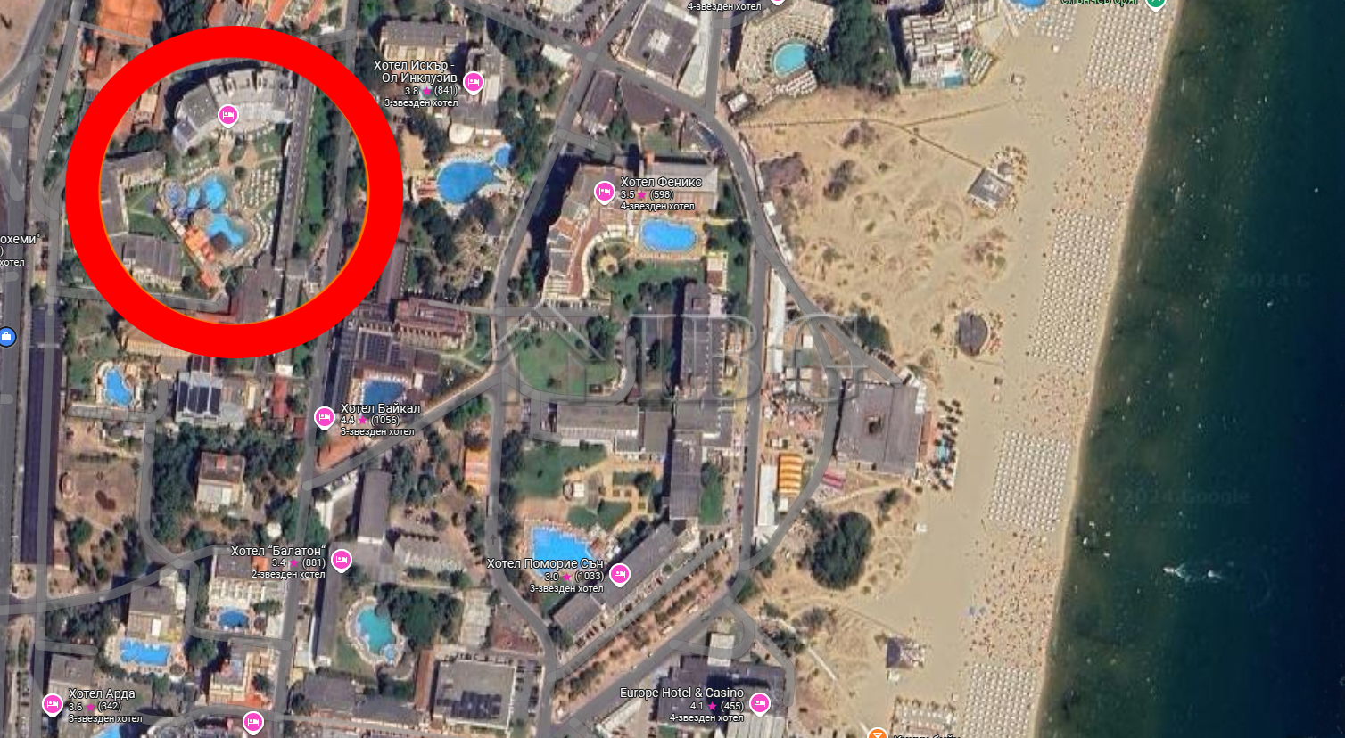 Spacious 1-Bedroom Apartment in Trakia Plaza, Sunny Beach — 8240 Sunny Beach