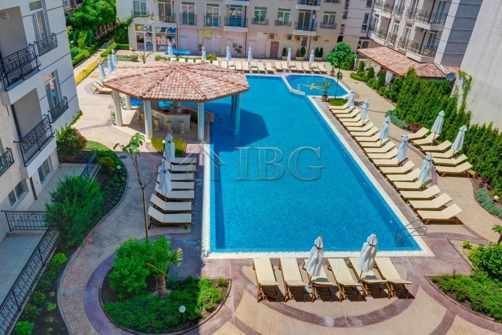Pool view Studio with New furniture Dawn Park, Sunny Beach — photo 15 of 21