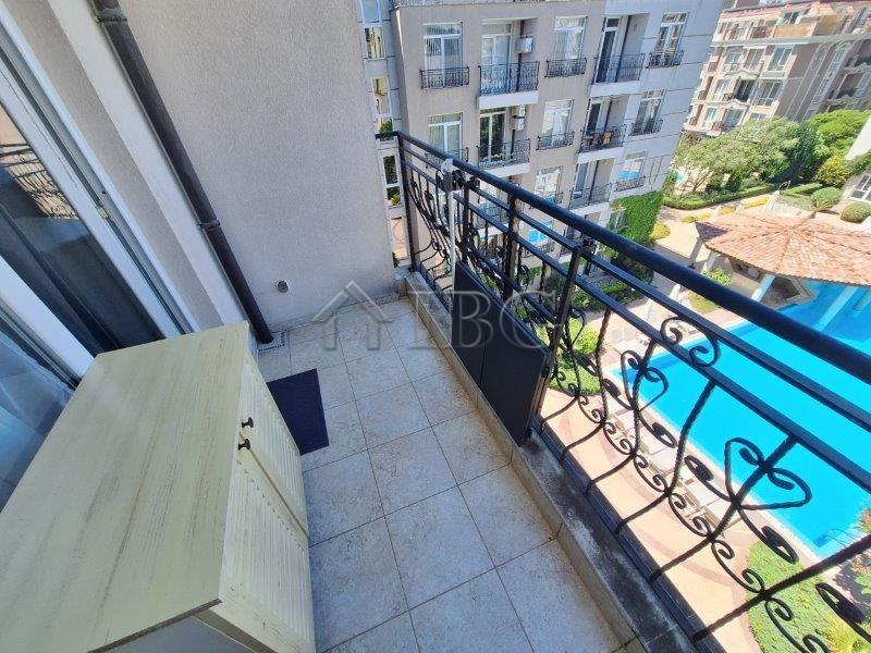Pool view Studio with New furniture Dawn Park, Sunny Beach — photo 4