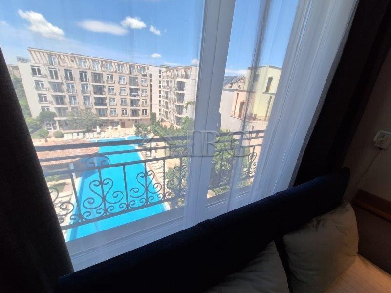 Pool view Studio with New furniture Dawn Park, Sunny Beach — photo 8 of 21