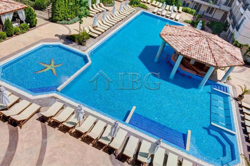 Pool view Studio with New furniture Dawn Park, Sunny Beach — photo 20 of 21