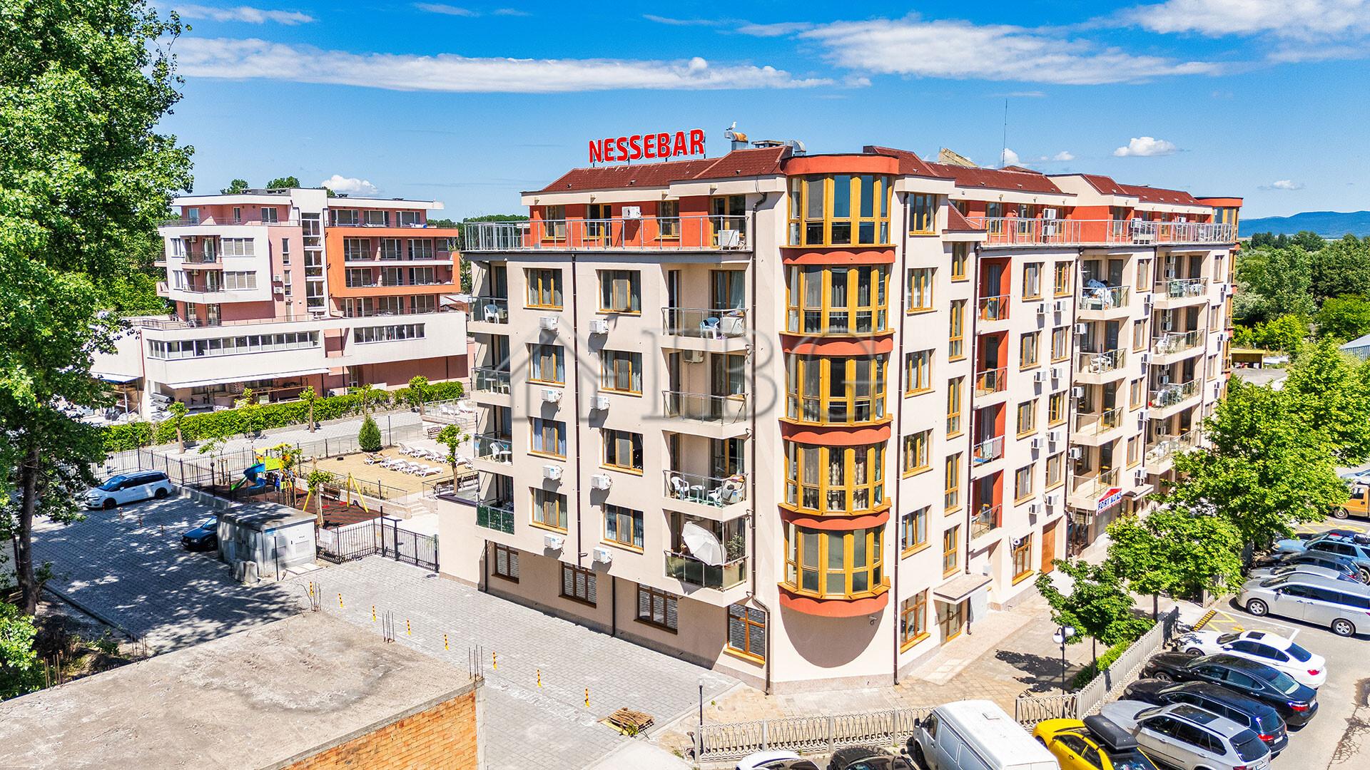 Furnished Studio with Pool View in Nessebar Fort Residence, Sunny Beach — photo 22 of 25
