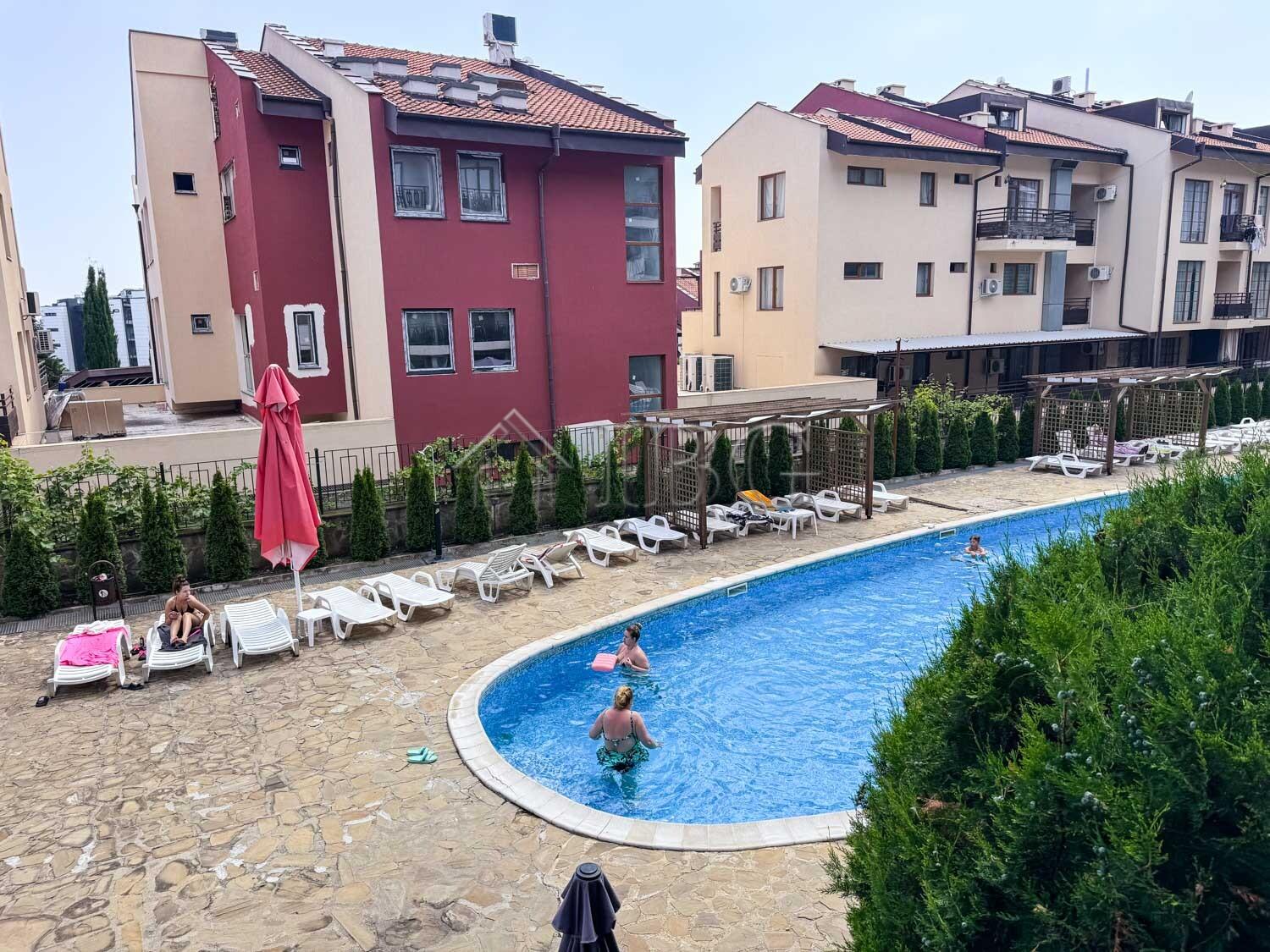 Furnished Studio with Pool View in Panorama Bay 2, Sveti Vlas — photo 17 of 20