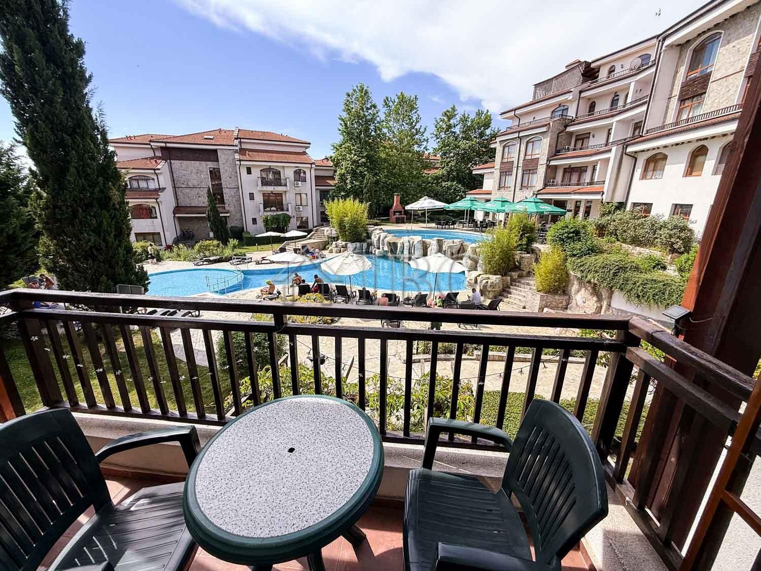 Furnished 1-Bedroom Apartment with Pool View in The Vineyards Resort & SPA, Aheloy — photo 5 of 25
