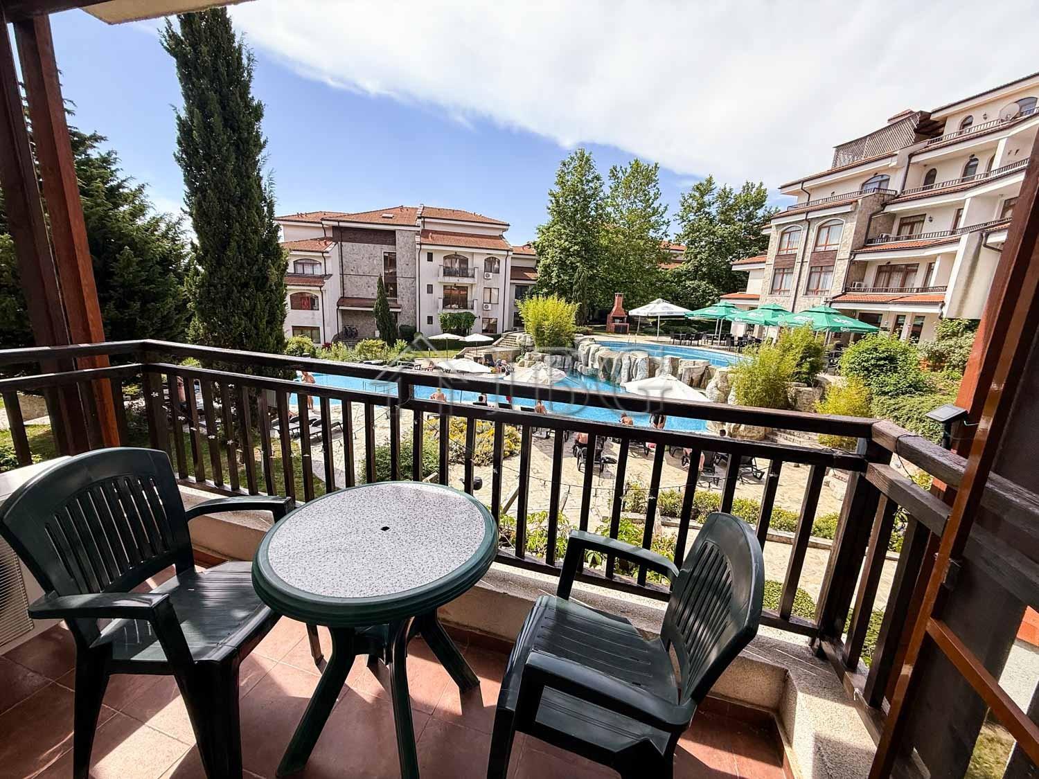 Furnished 1-Bedroom Apartment with Pool View in The Vineyards Resort & SPA, Aheloy — main photo