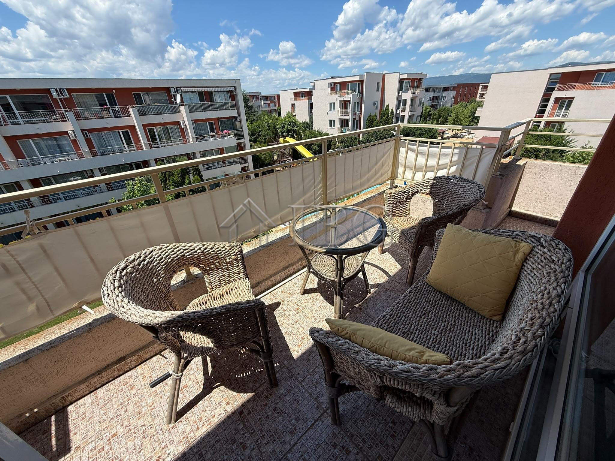 Furnished 2-room Apartment Pool View Nessebar Fort Club, Sunny Beach — photo 3